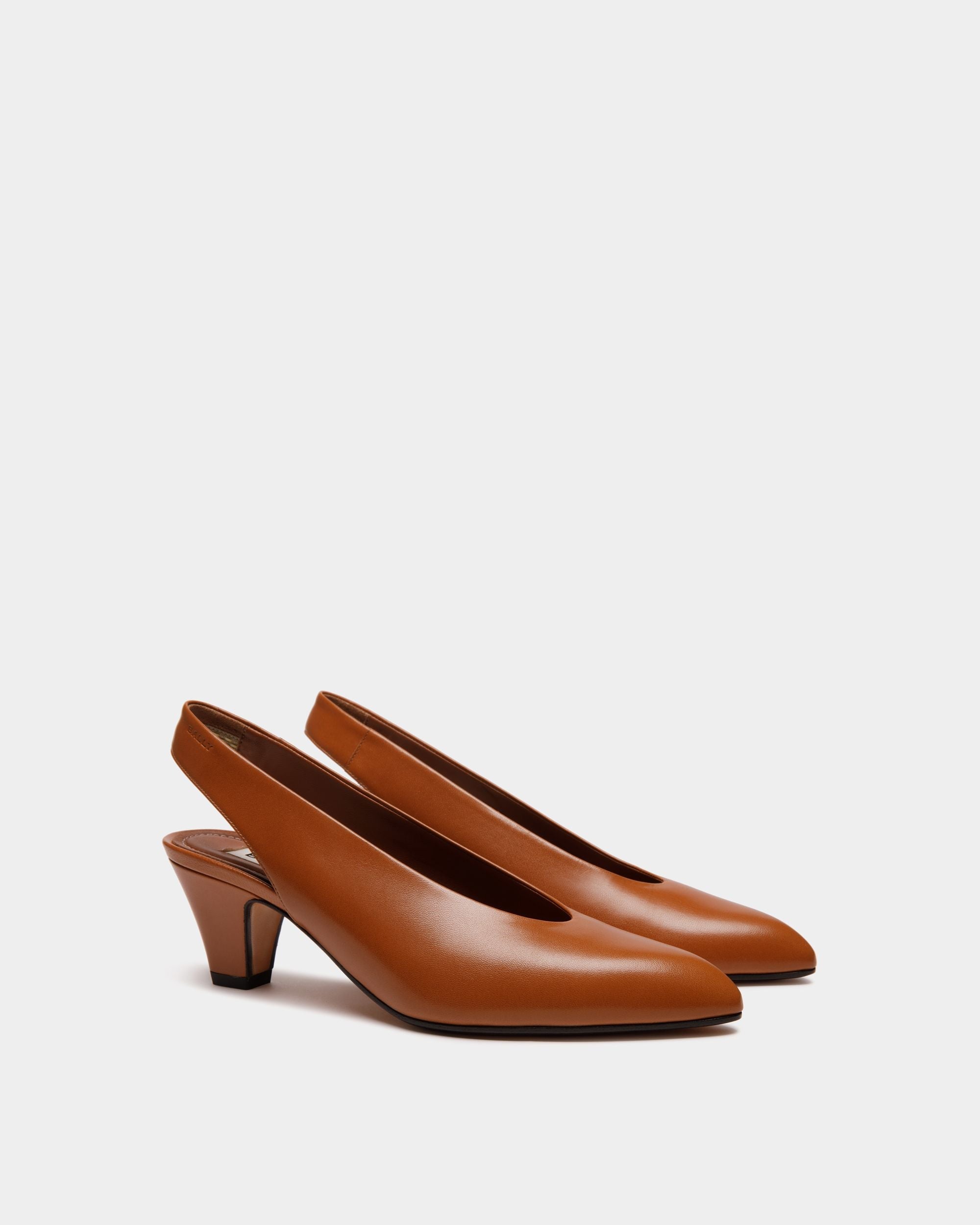 Bally Global - Zapato De Salón Alva De Piel Marrón - Marrón