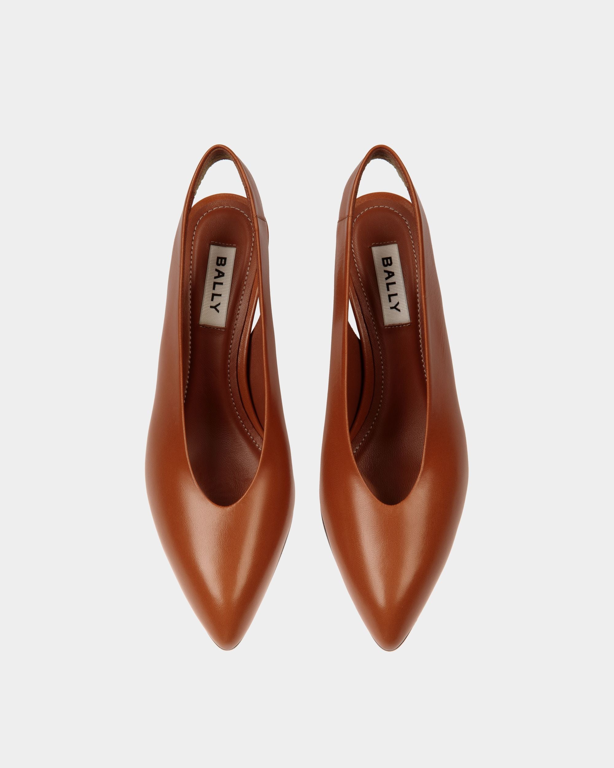 Bally Global - Zapato De Salón Alva De Piel Marrón - Marrón