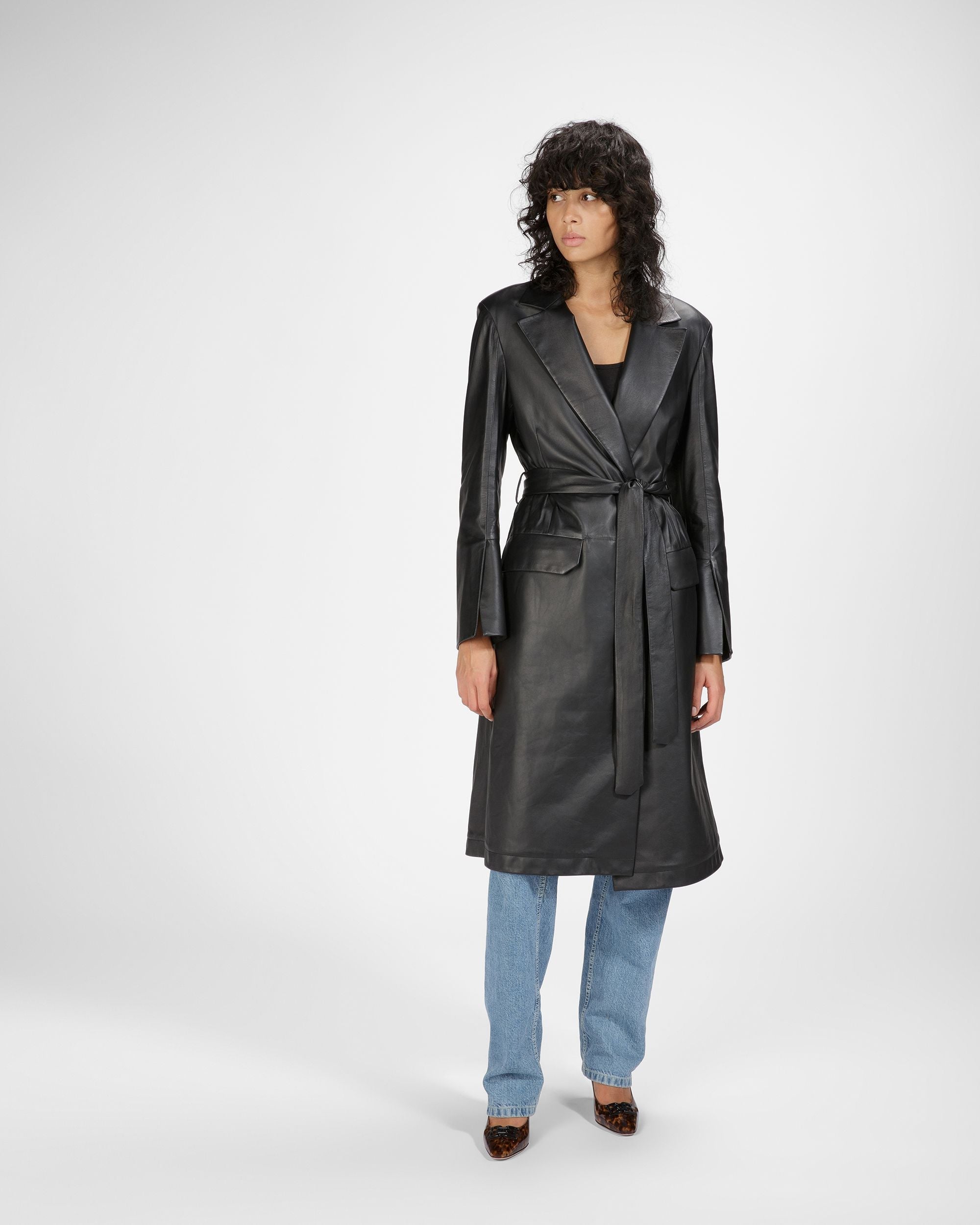 Bally Global - Evanca Zapatos De Salón De Piel En Negro Y Marrón - Marrón