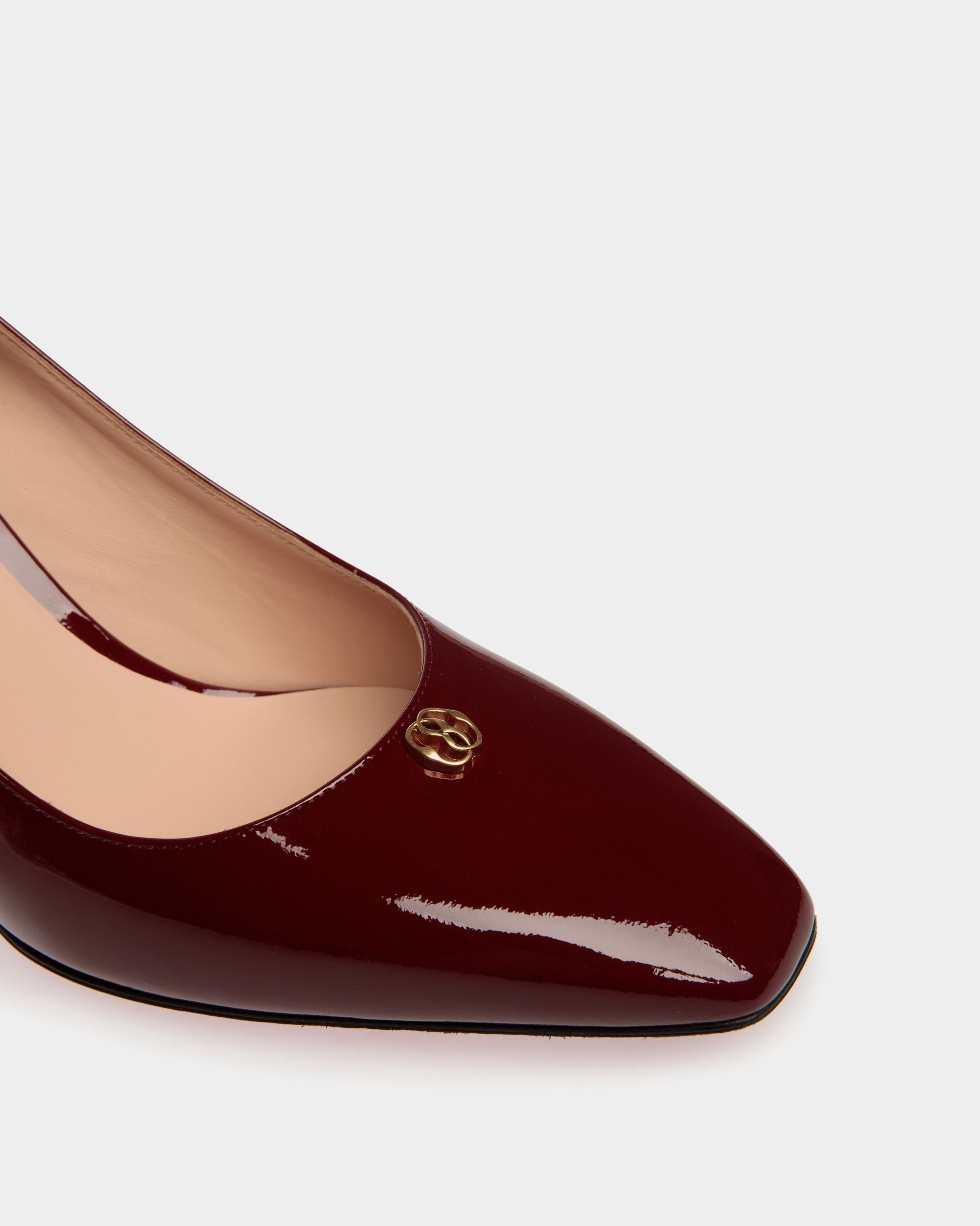 Bally Global - Escarpin Sylt En Cuir Verni Andorra - Rouge