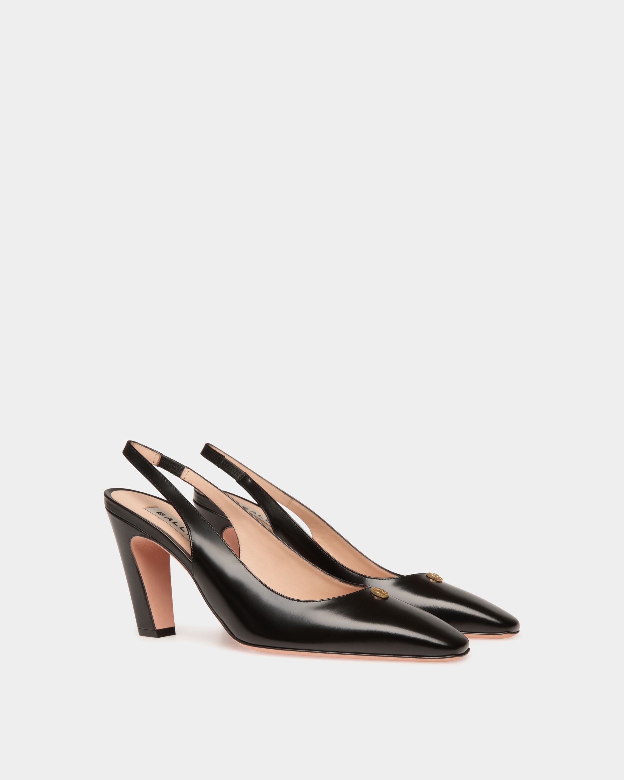 Bally Global - Sylt Slingback Pump In Black Leather - Black