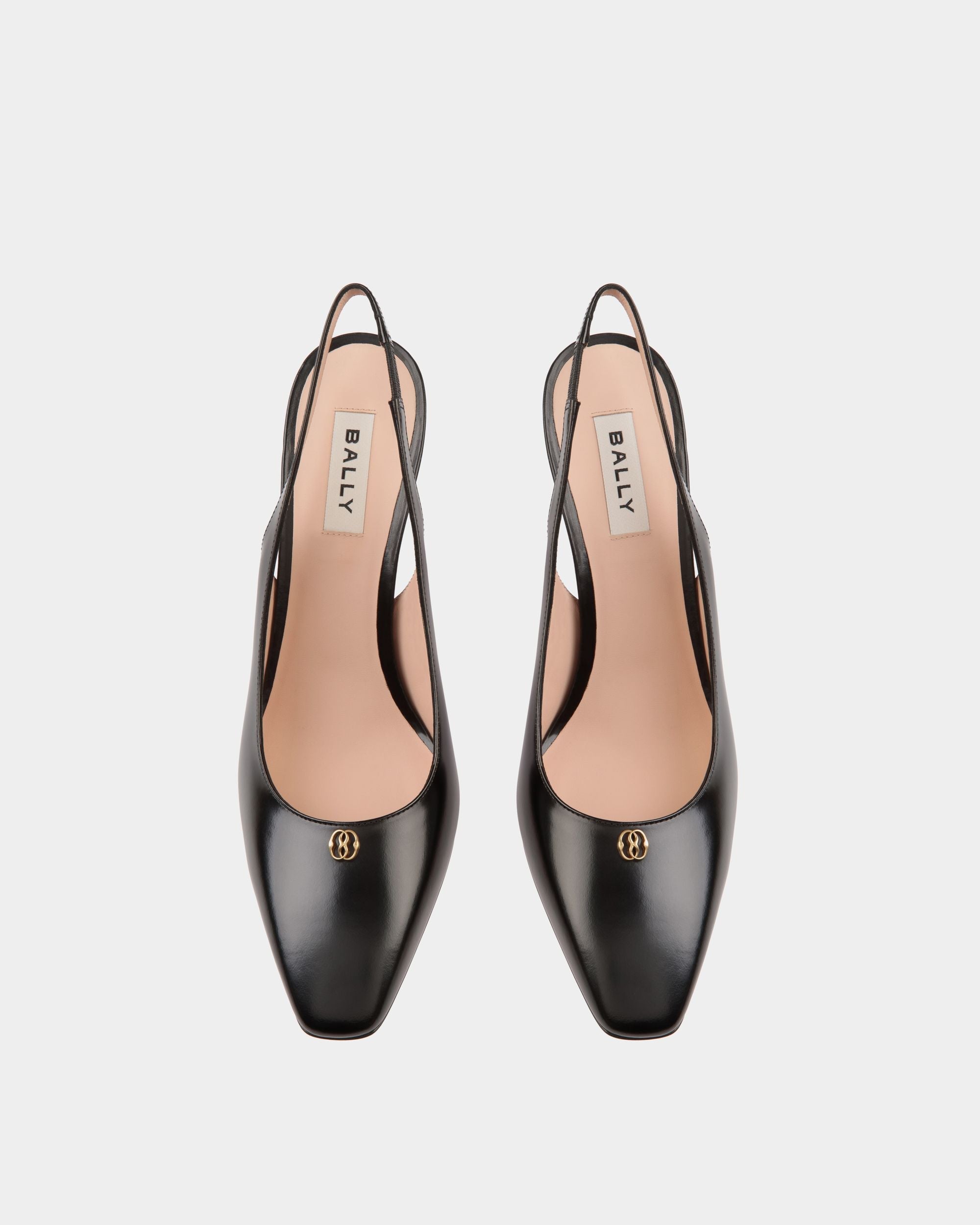 Bally Global - Sylt Slingback Pump In Black Leather - Black