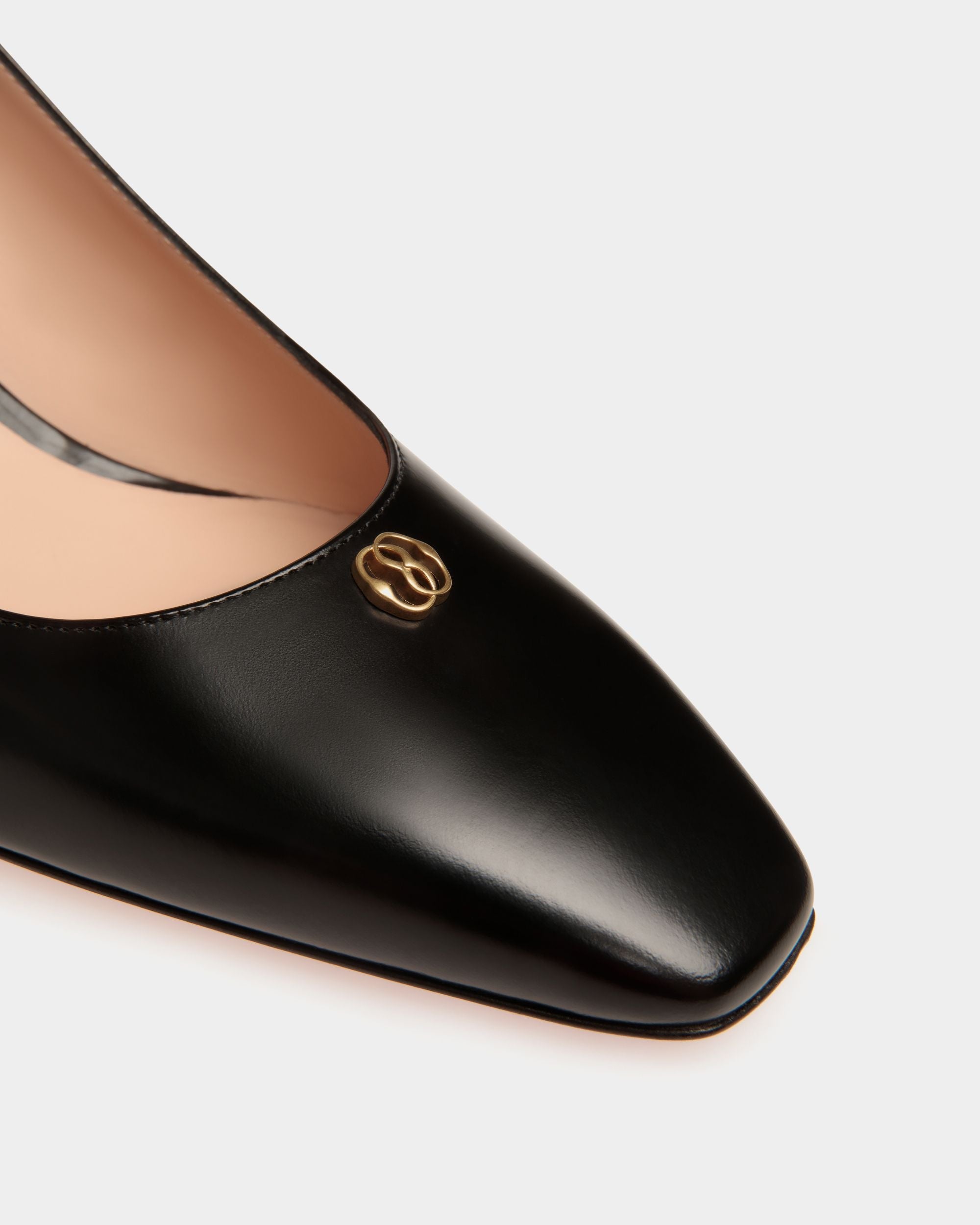 Bally Global - Sylt Slingback Pump In Black Leather - Black