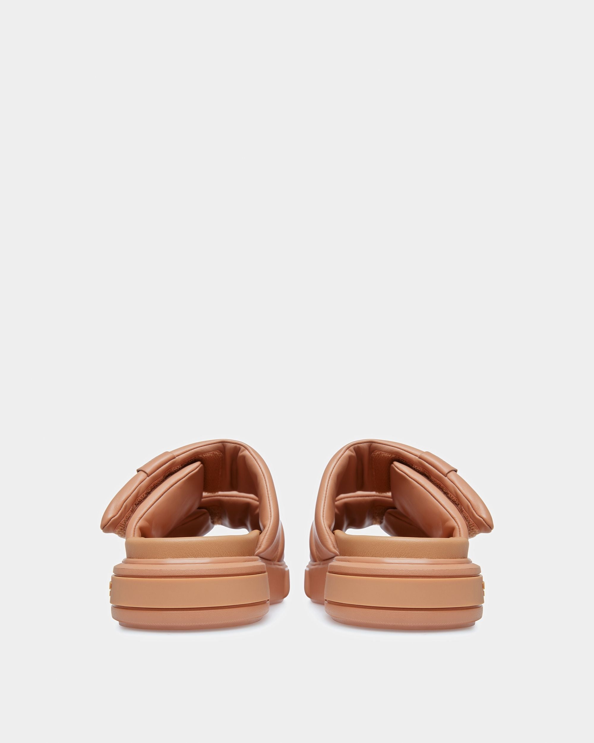 Bally Global - Joey-W Leather Sandals In Peach - Orange