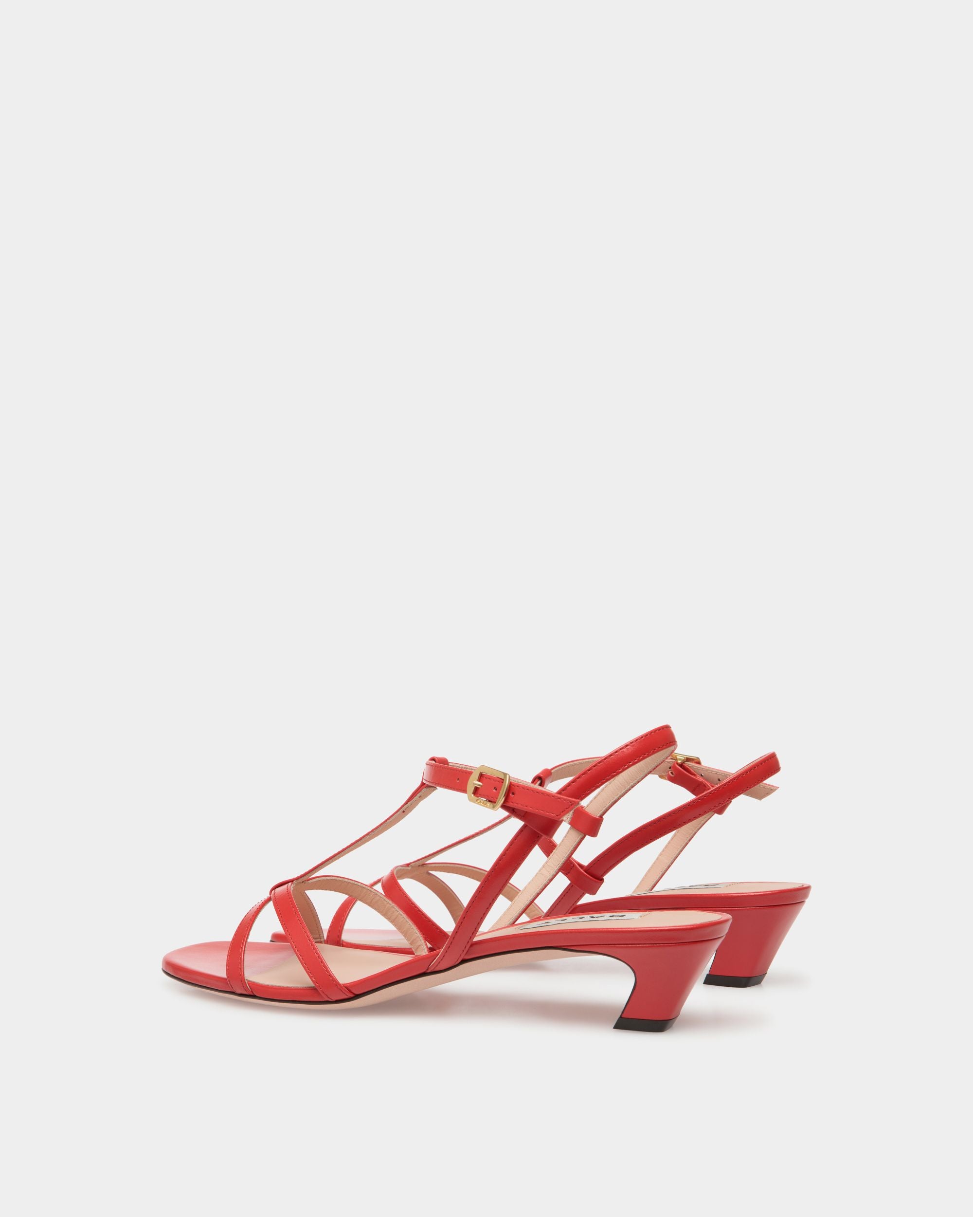 Bally Global - Sylt Sandal In Red Leather - Red
