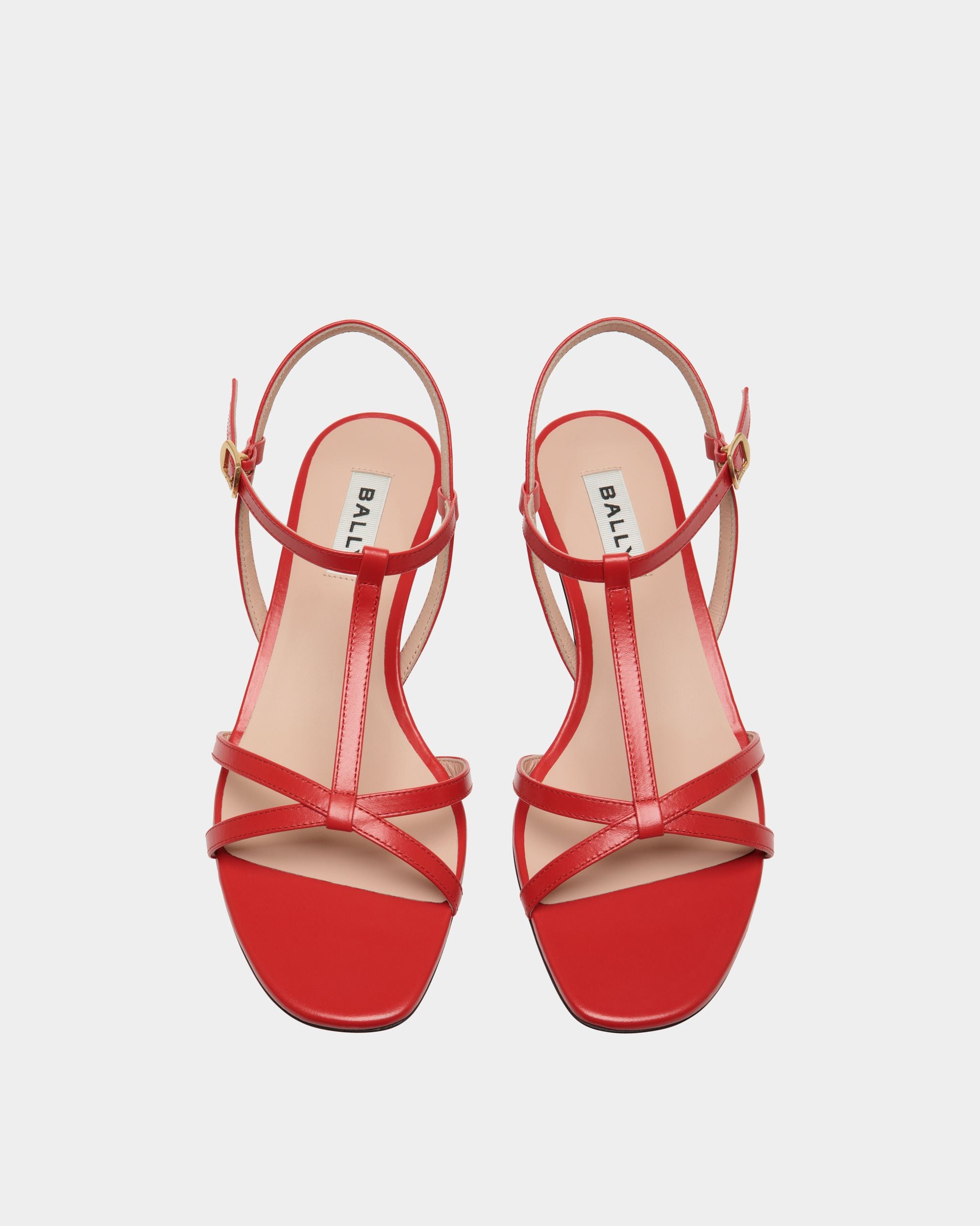 Bally Global - Sylt Sandal In Red Leather - Red