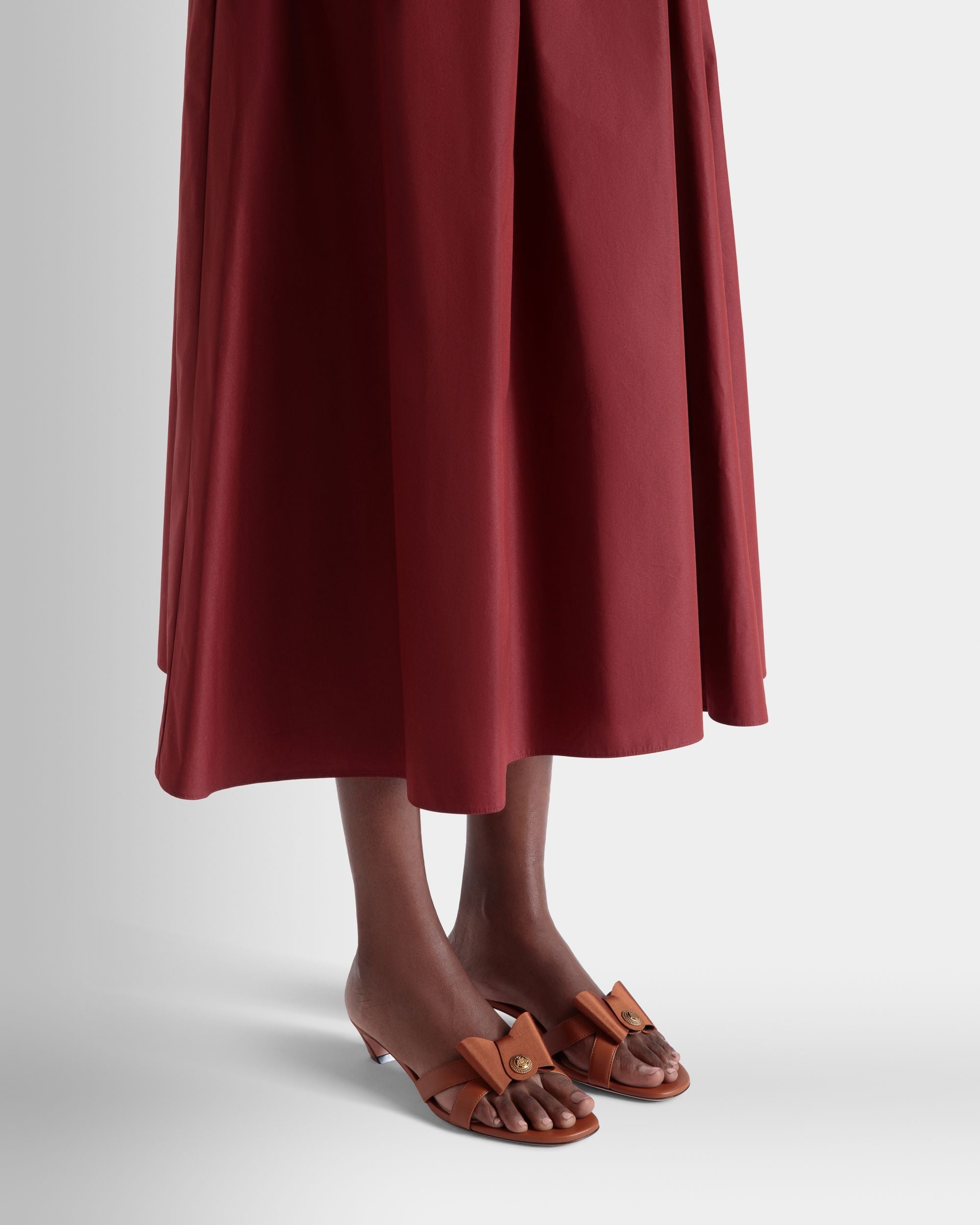 Bally Global - B-Bow Sandal in Brown Leather - Brown