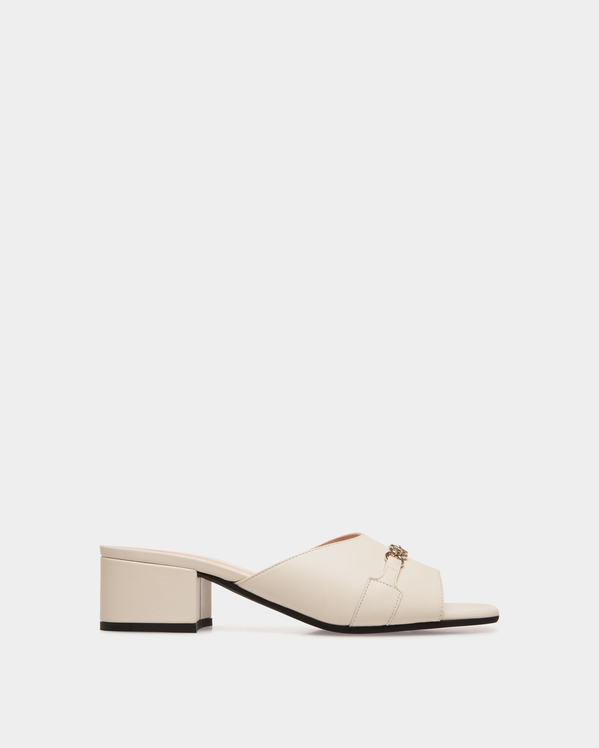 Bally Global - Mule in White Leather - White