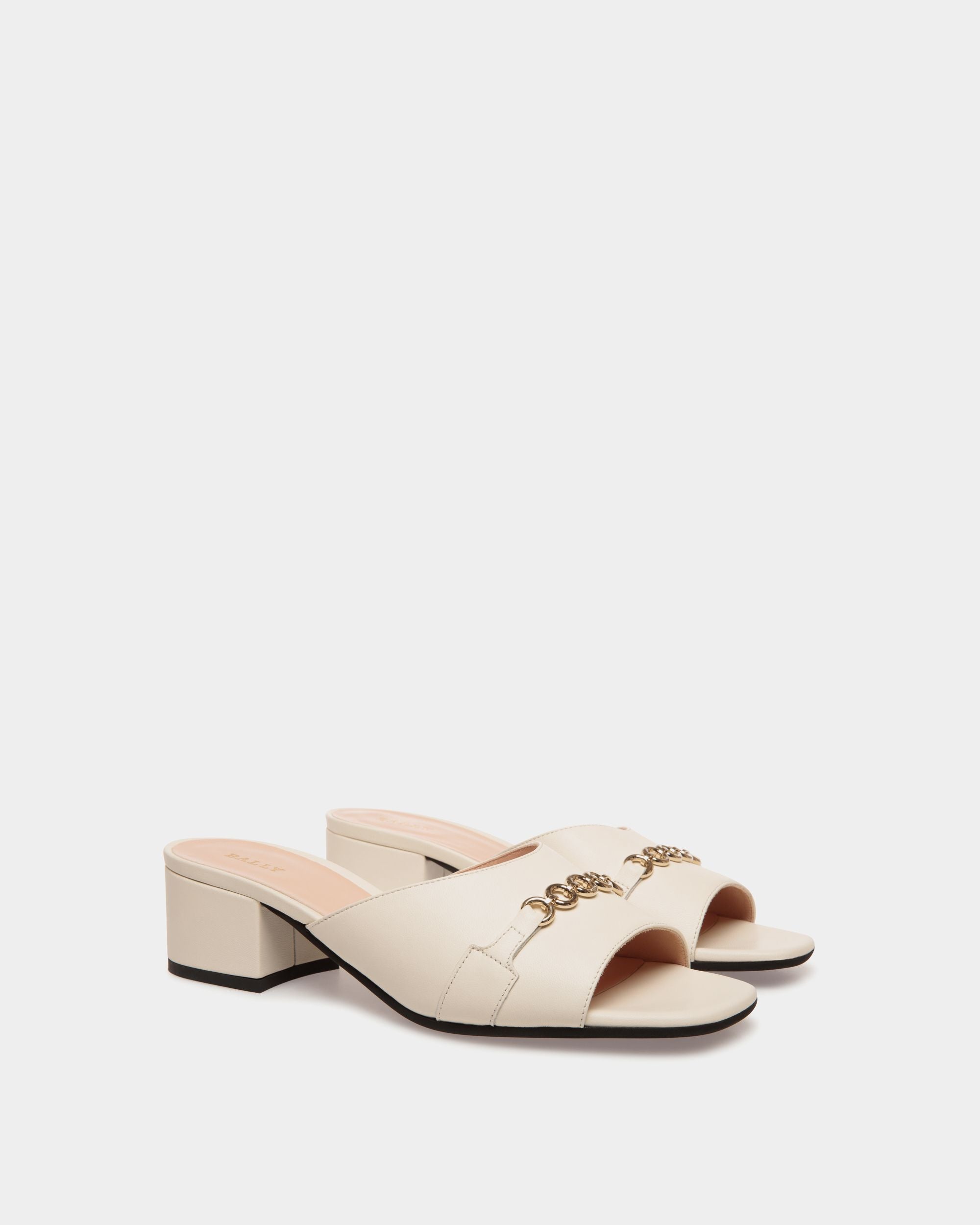 Bally Global - Mule in White Leather - White