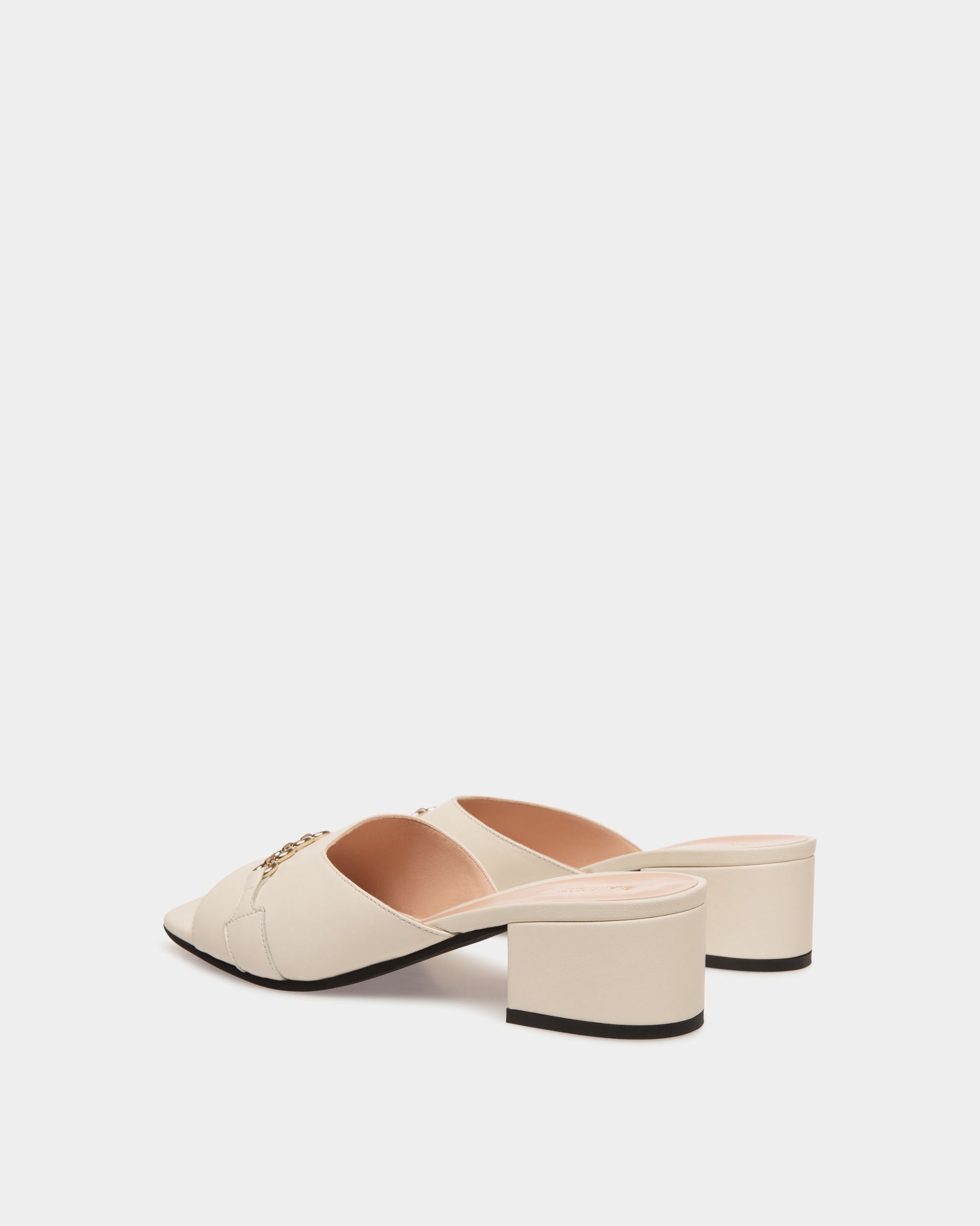 Bally Global - Mule in White Leather - White
