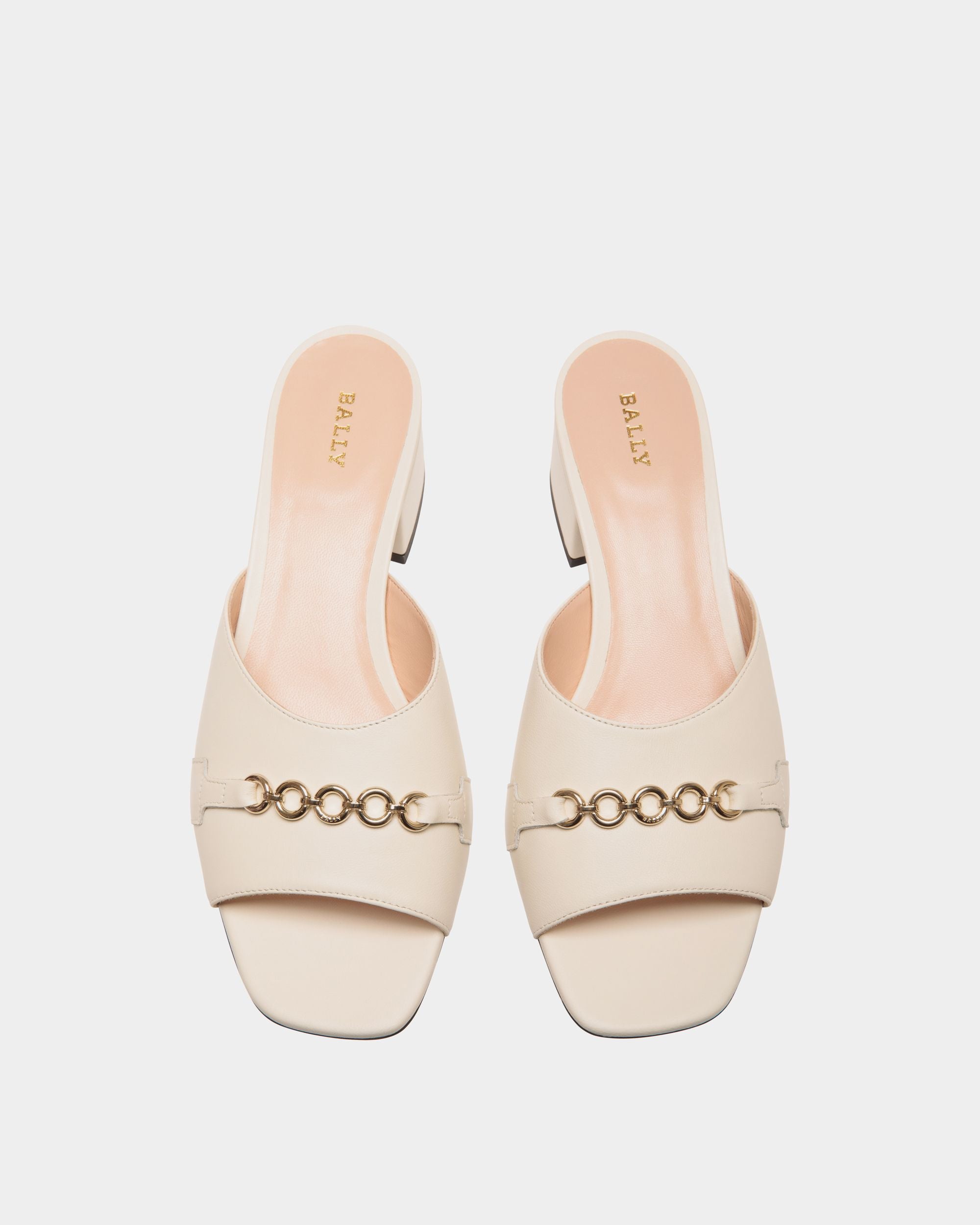 Bally Global - Mule in White Leather - White