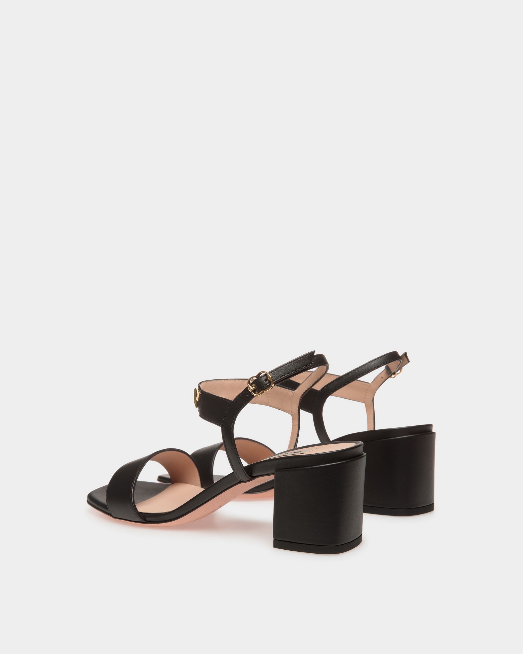 Bally Global - Bally Spell Heeled Sandal in Leather - Black