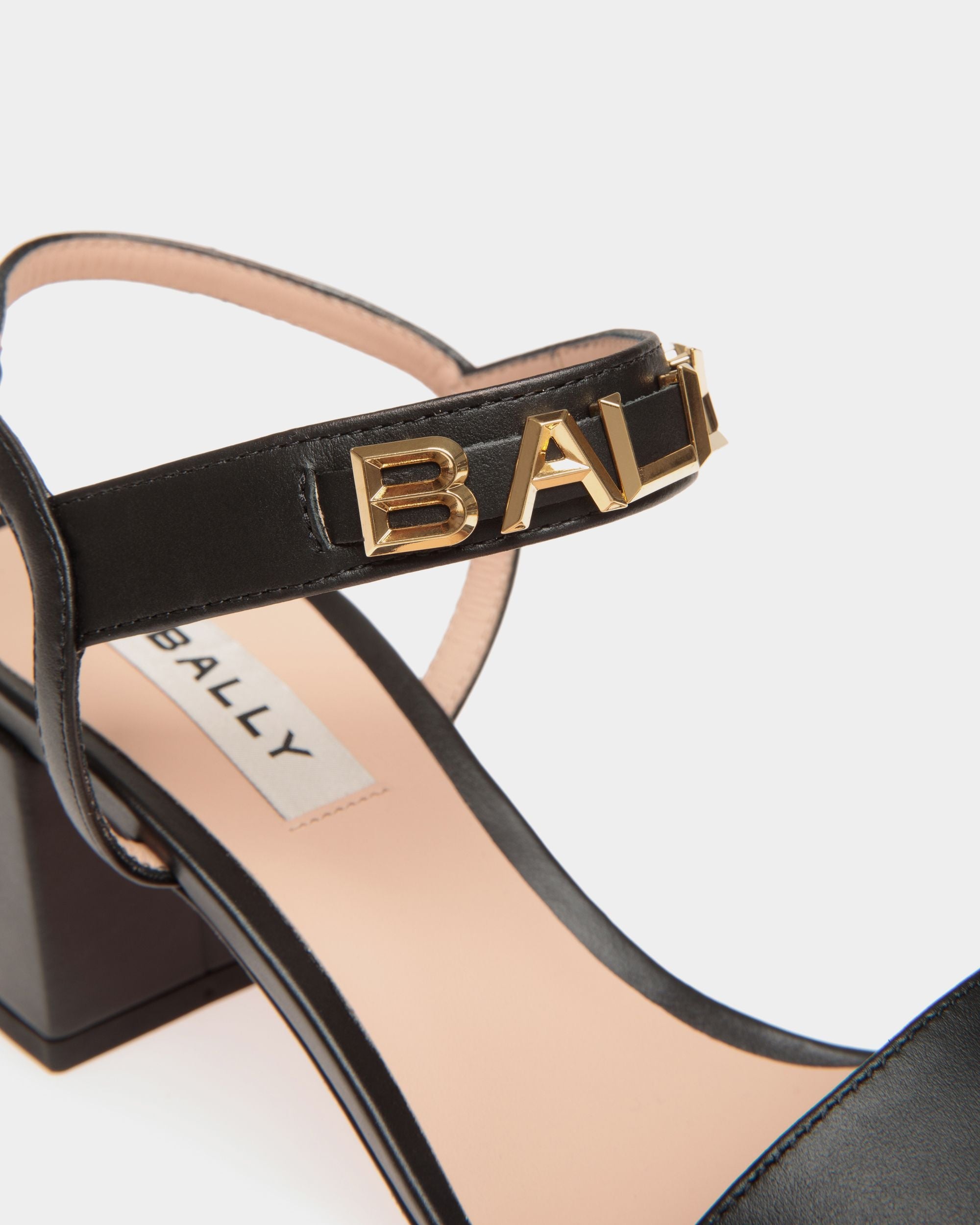 Bally Global - Bally Spell Heeled Sandal in Leather - Black