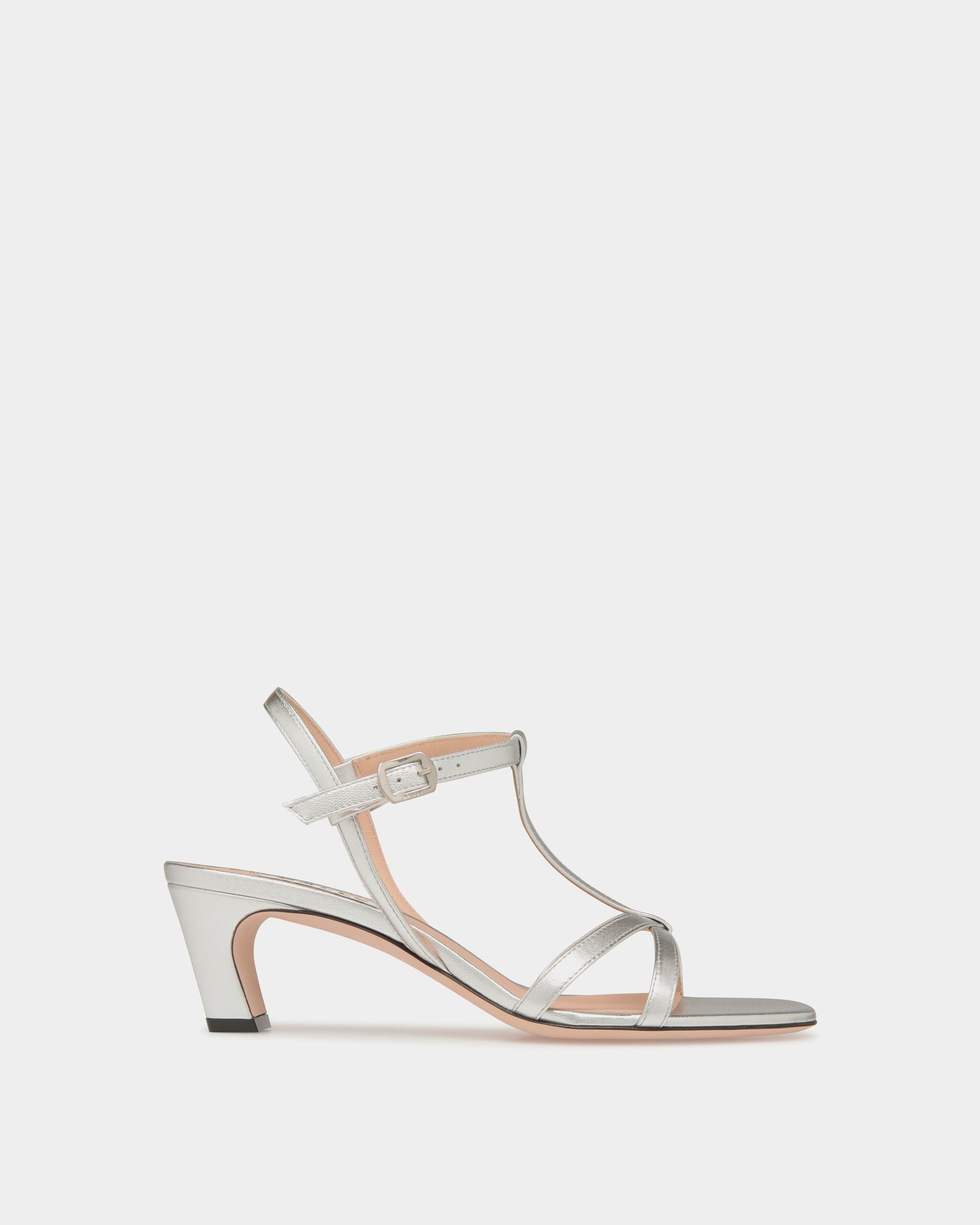 Bally Global - Sylt Sandal in Silver Leather - Silver