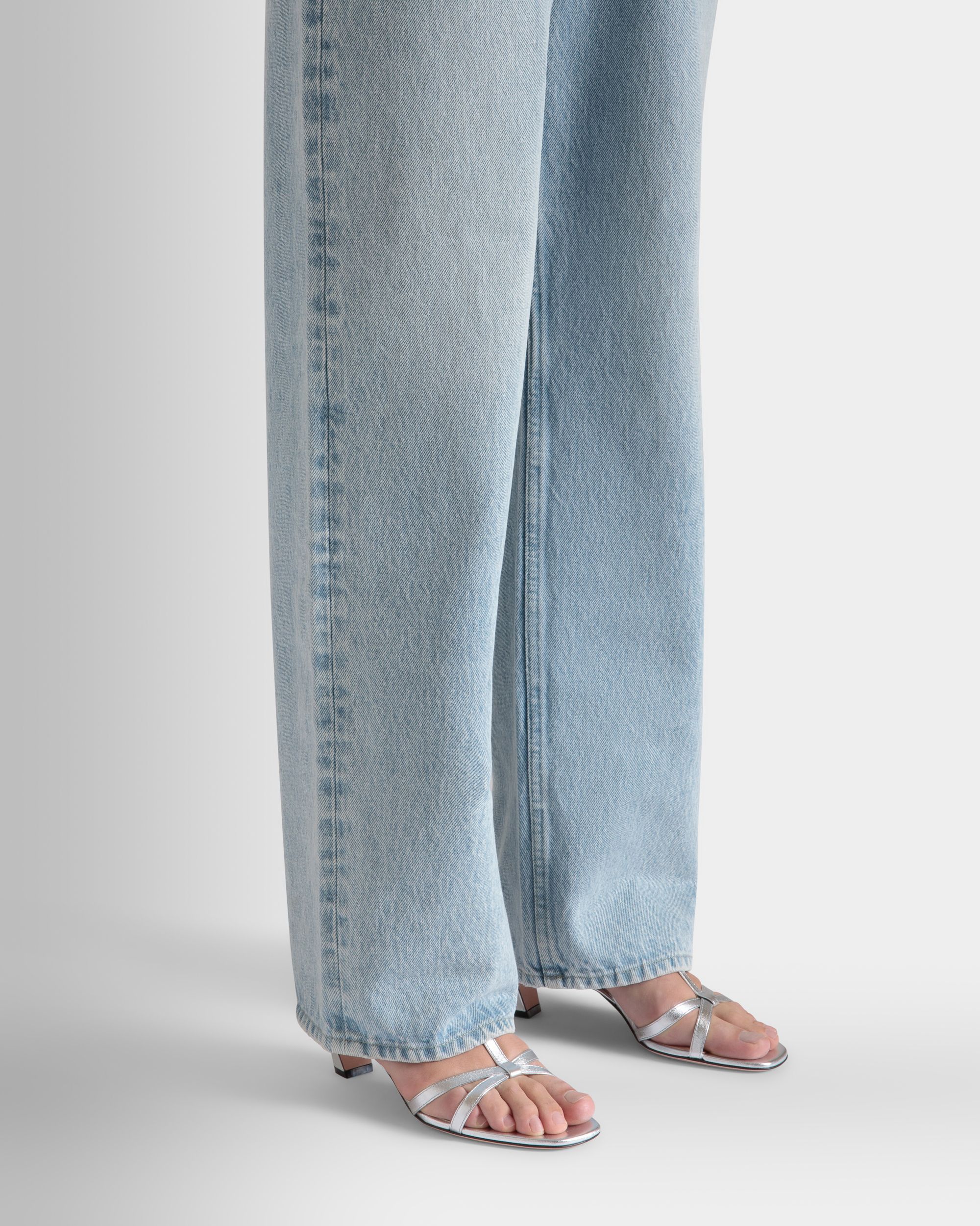 Bally Global - Sylt Sandal in Silver Leather - Silver