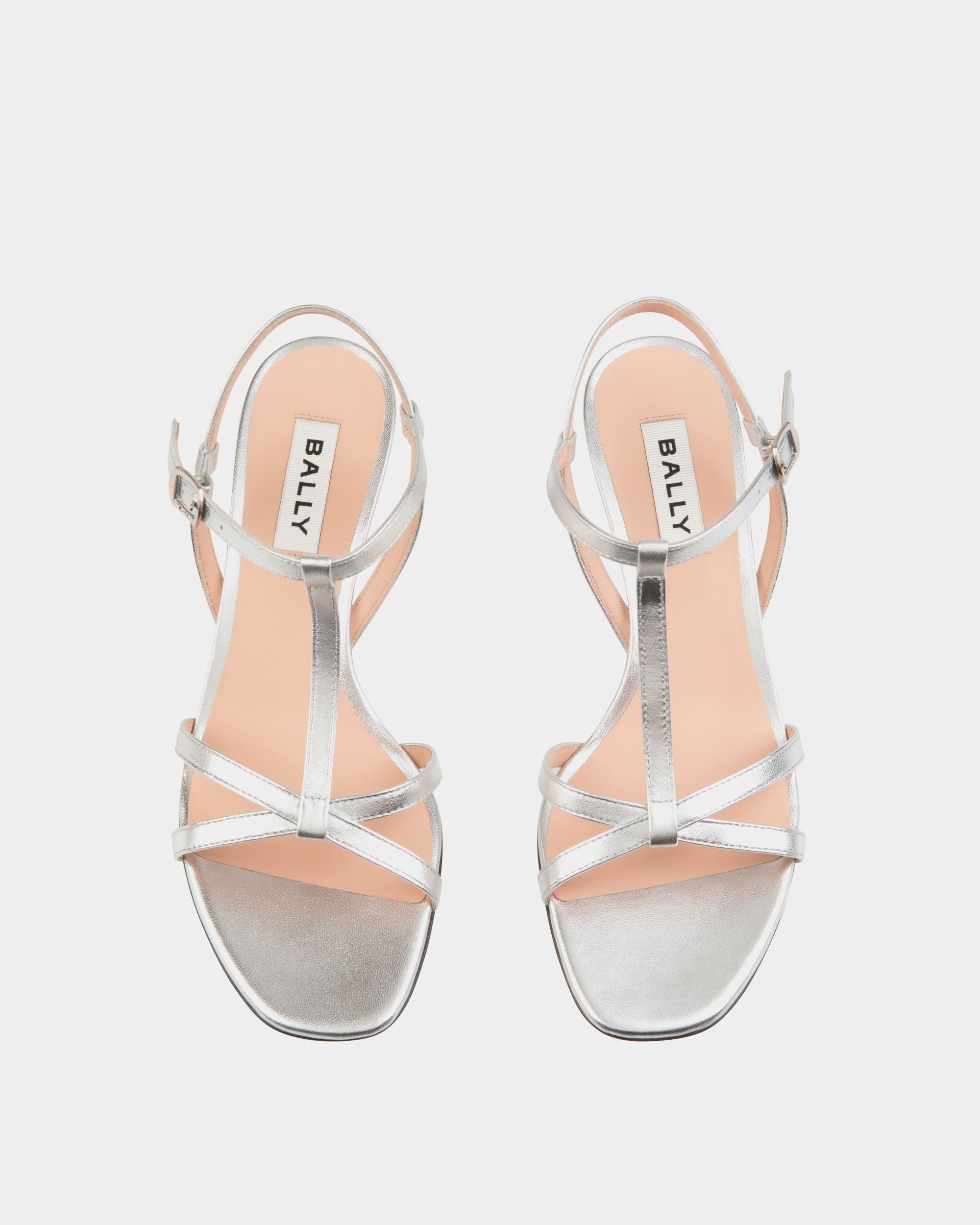 Bally Global - Sylt Sandal in Silver Leather - Silver