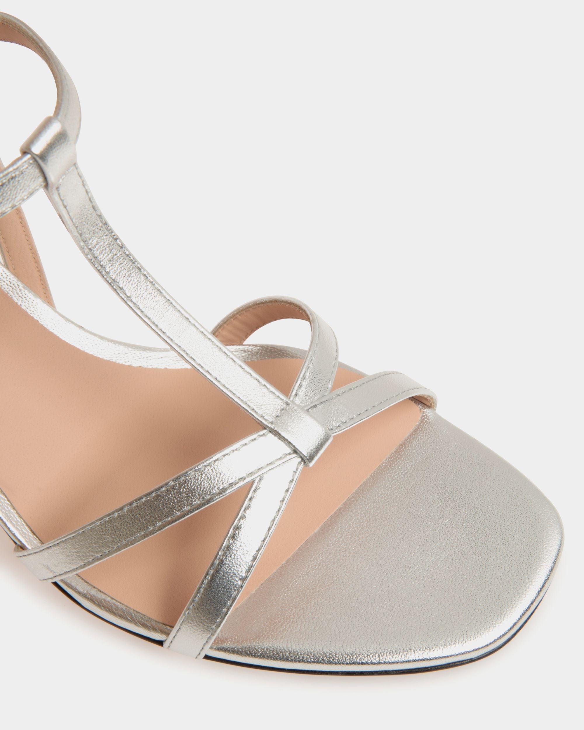 Bally Global - Sylt Sandal in Silver Leather - Silver