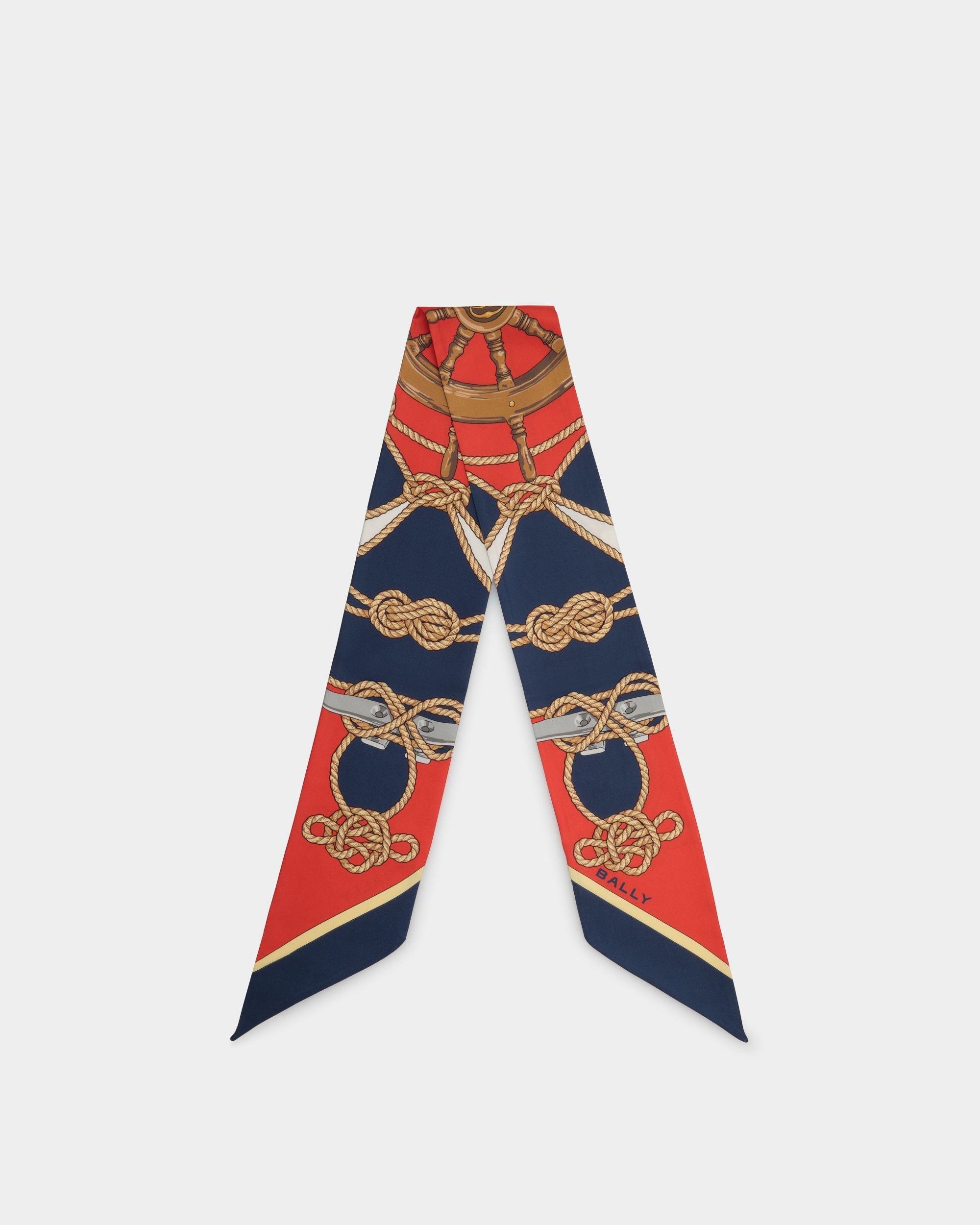 Bally Global - Neck Bow in Multicolor Silk - Multicolor