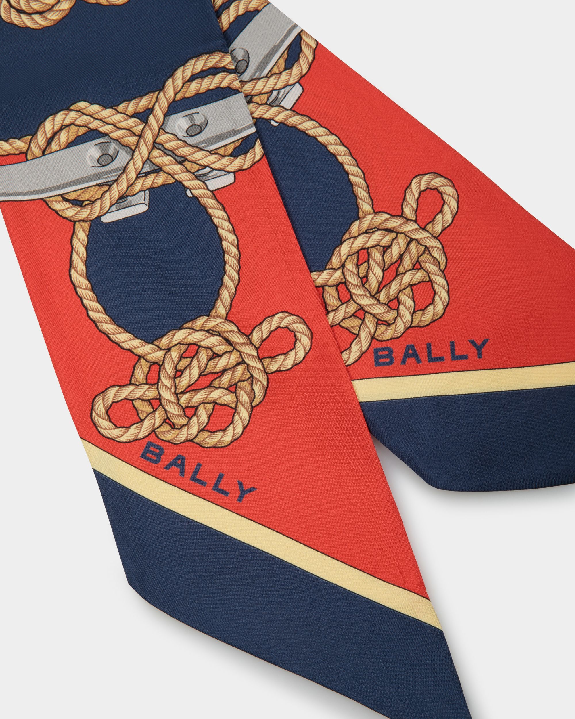 Bally Global - Neck Bow in Multicolor Silk - Multicolor