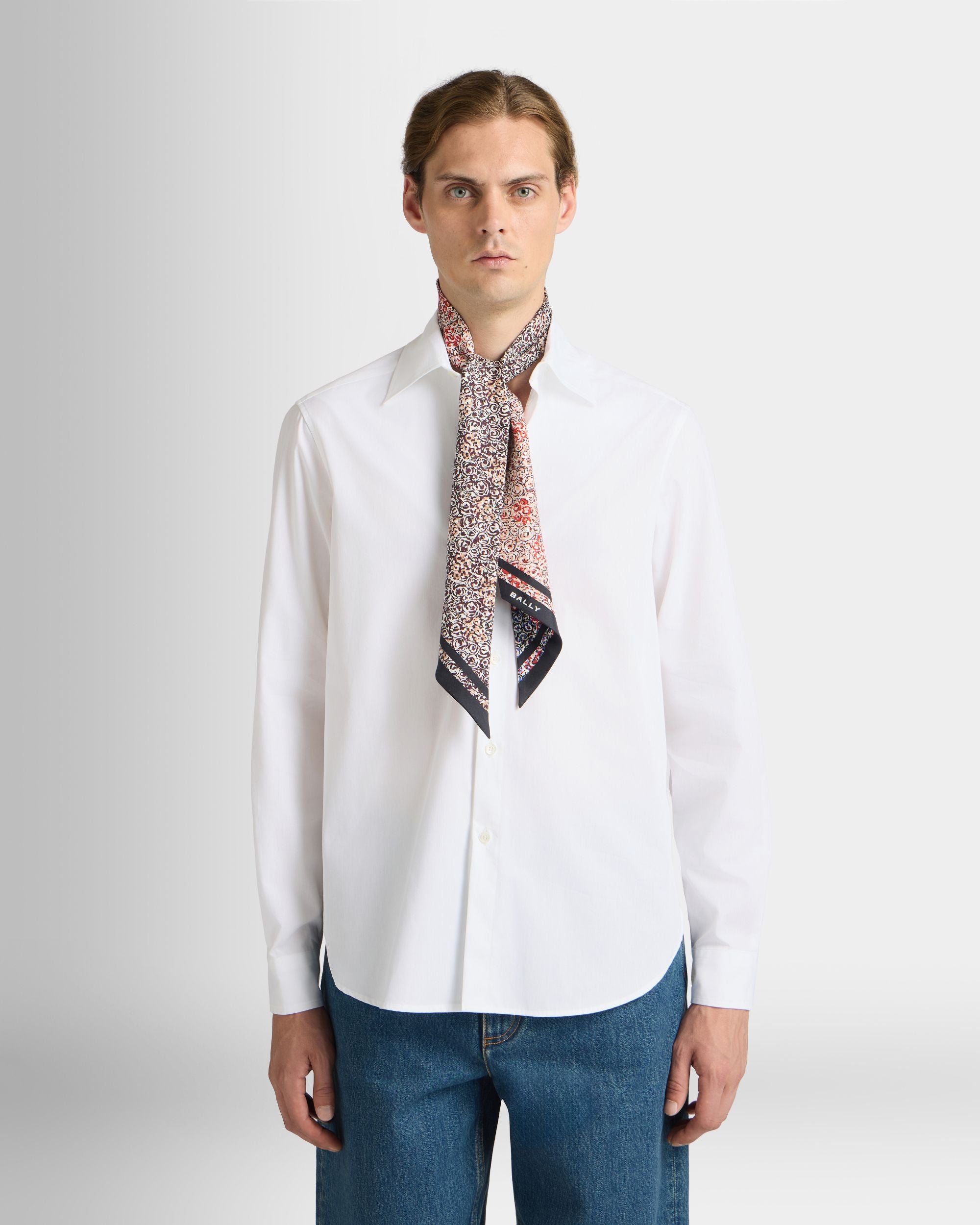 Bally Global - Neck Bow in Multicolor Silk - Multicolor