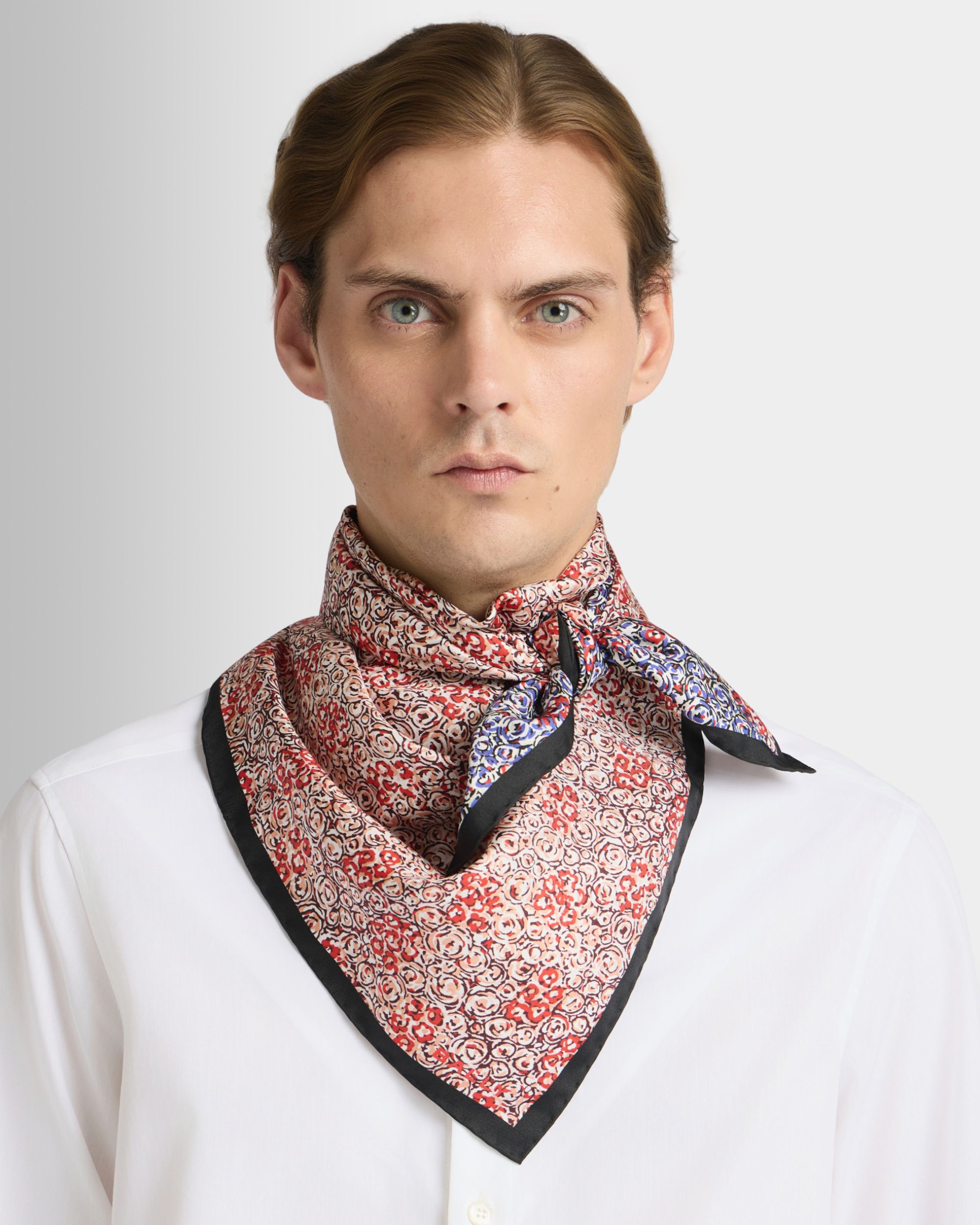 Bally Global - Écharpe En Sergé De Soie Multicolore - Multicolore