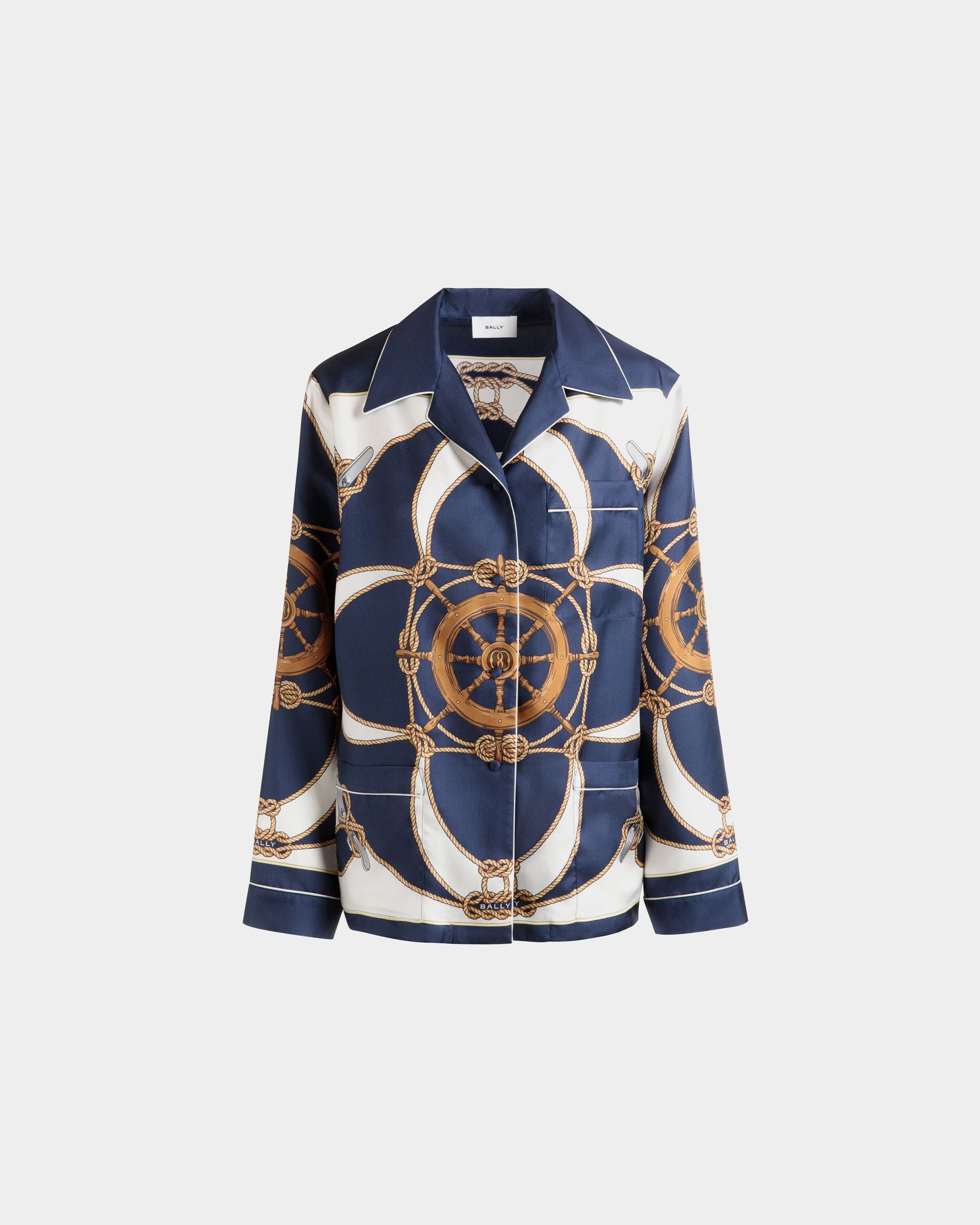 Bally Global - Shirt in Multicolor Silk - Multicolor