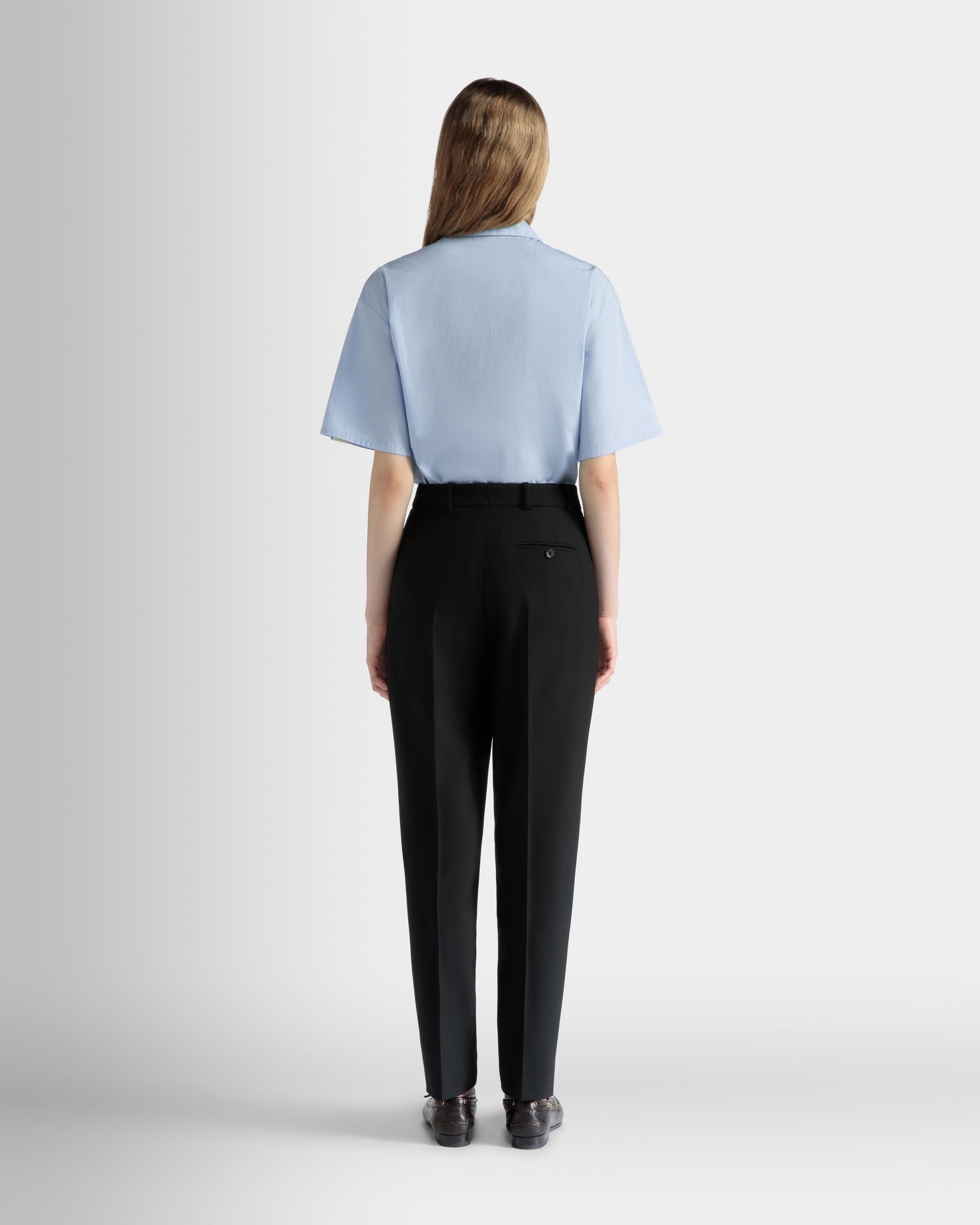 Bally Global - Chemise Oversize En Coton Light Blue - Bleu