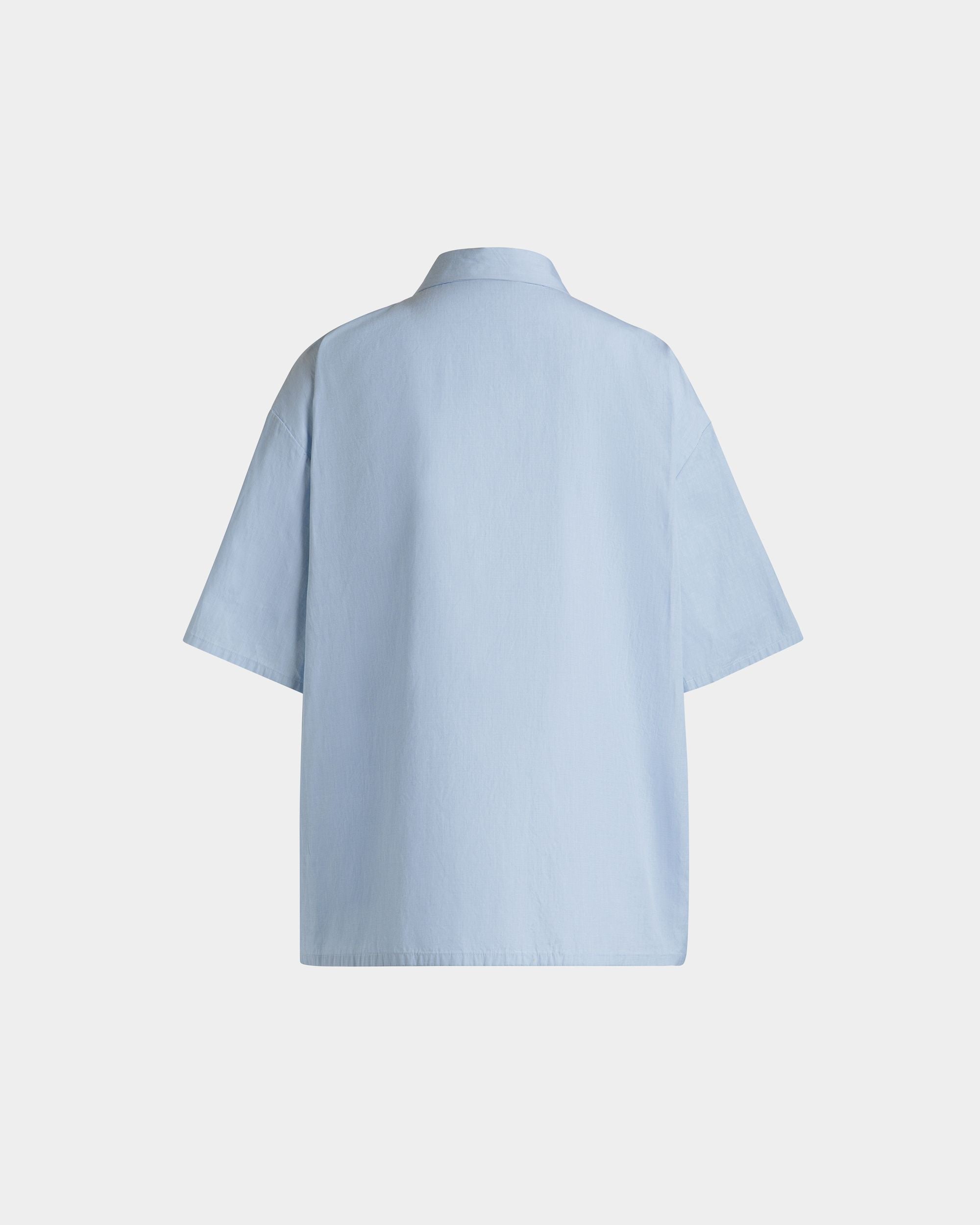 Bally Global - Chemise Oversize En Coton Light Blue - Bleu