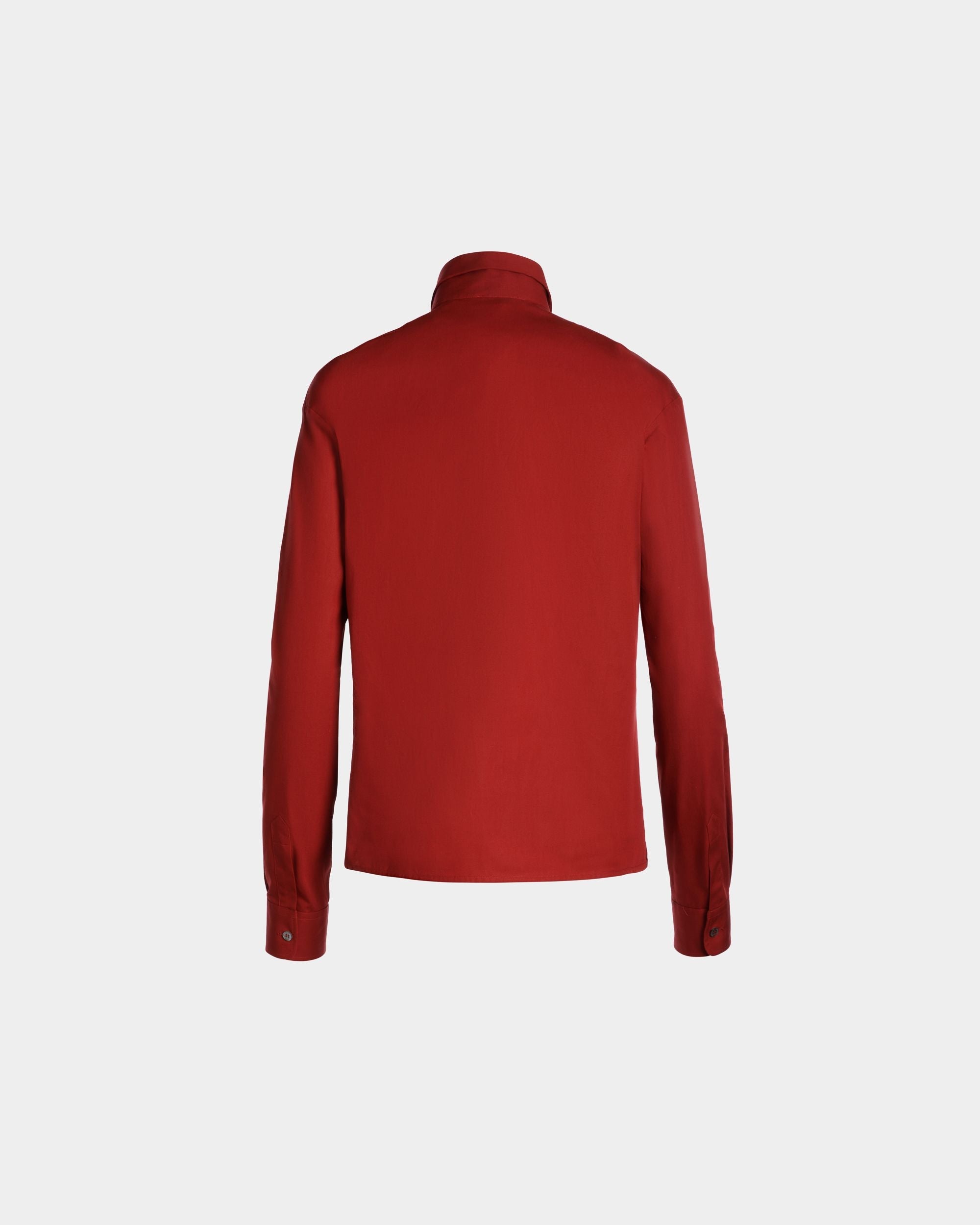Bally Global - Camisa De Manga Larga De Algodón Heritage Red - Rojo