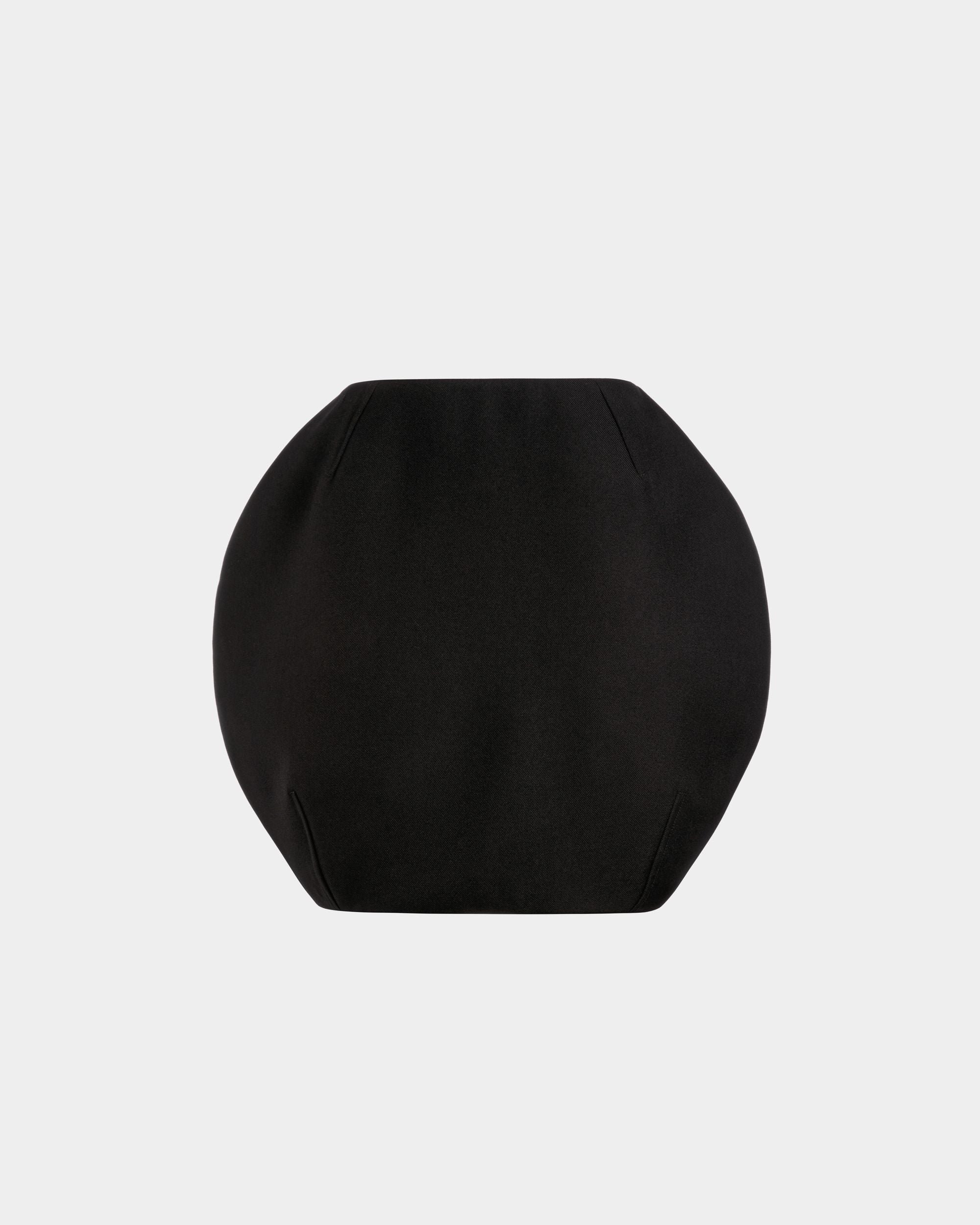 Bally Global - Mini Skirt in Black Wool - Black