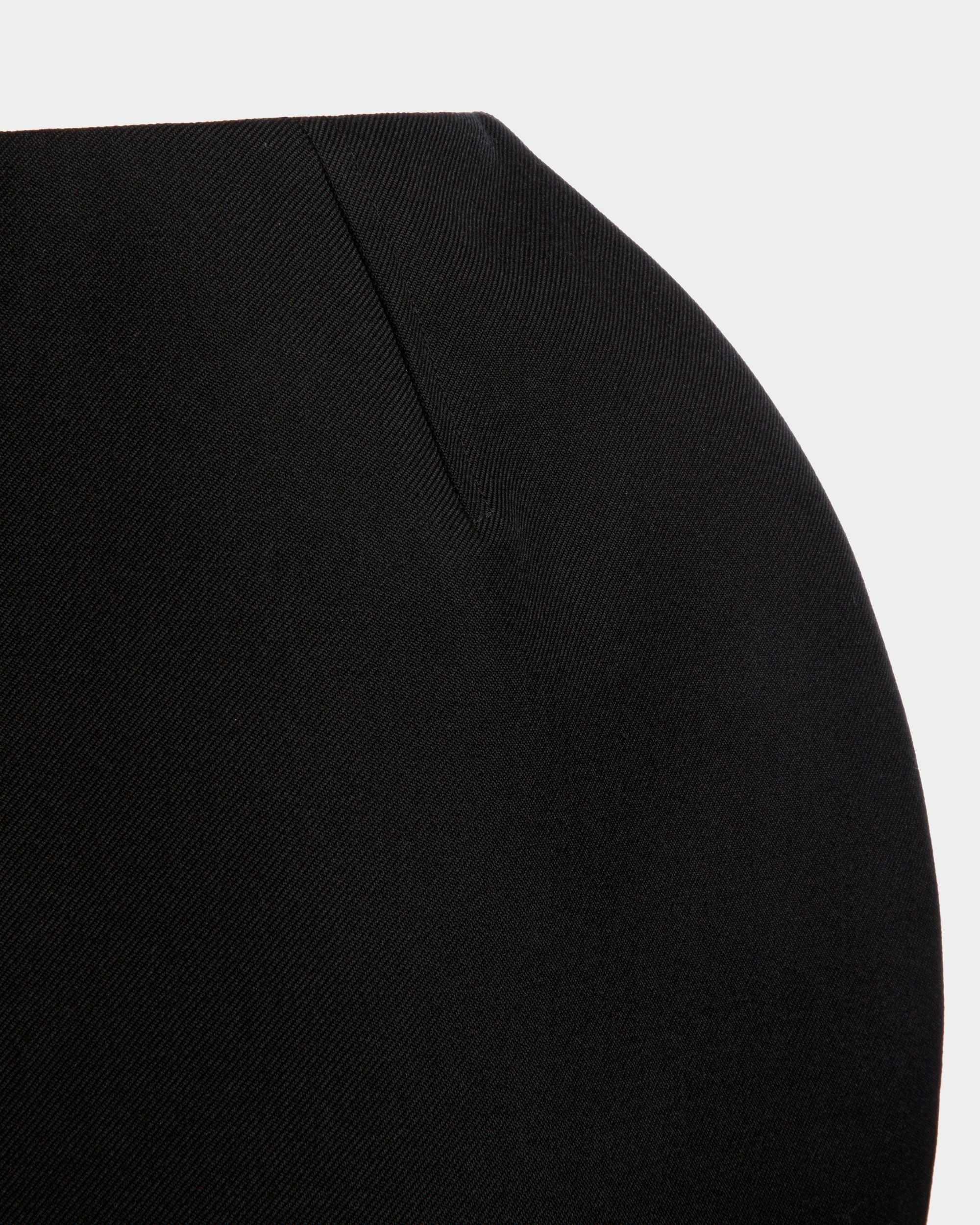 Bally Global - Mini Skirt in Black Wool - Black