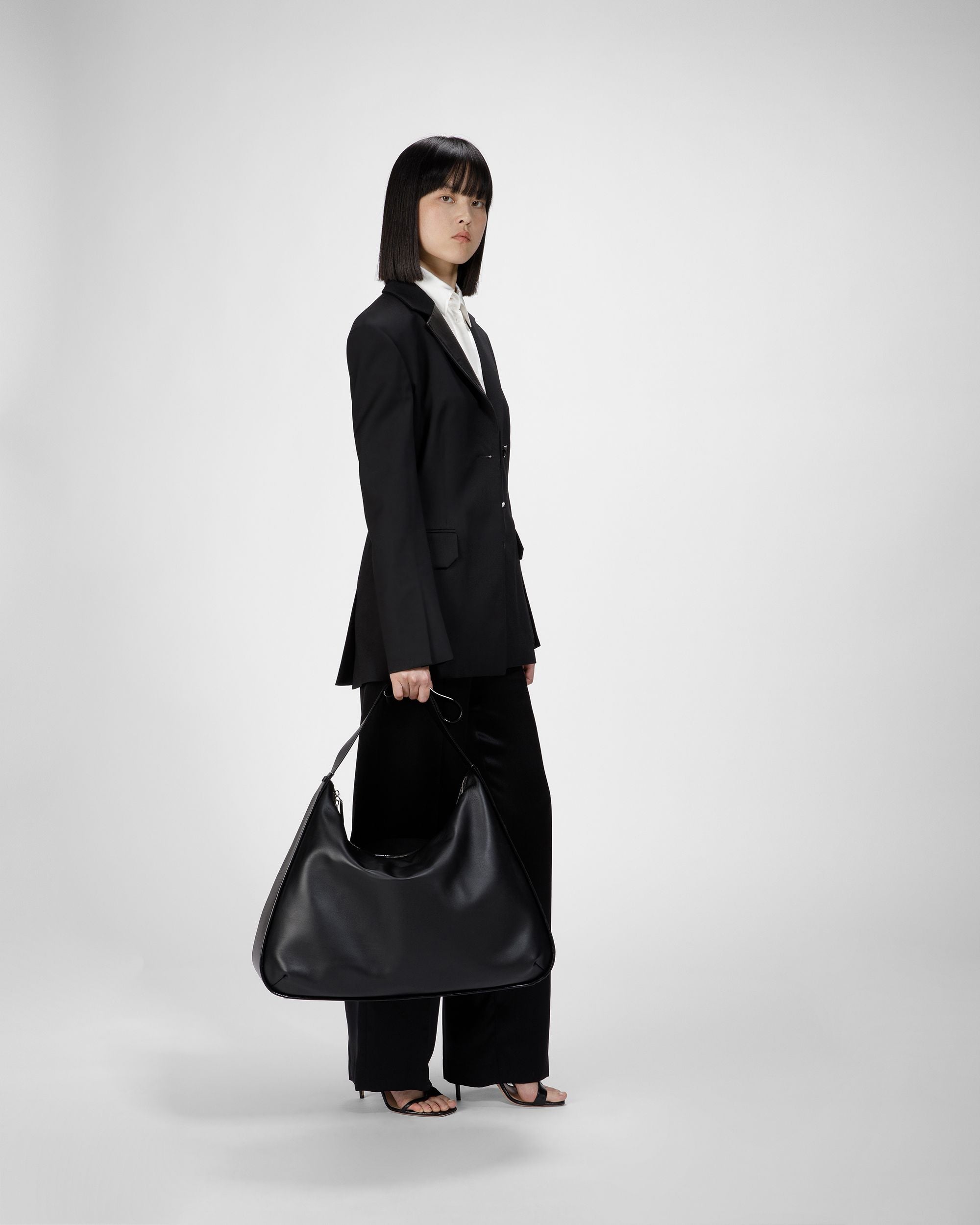 Bally Global - Pantalones De Seda En Negro - Negro