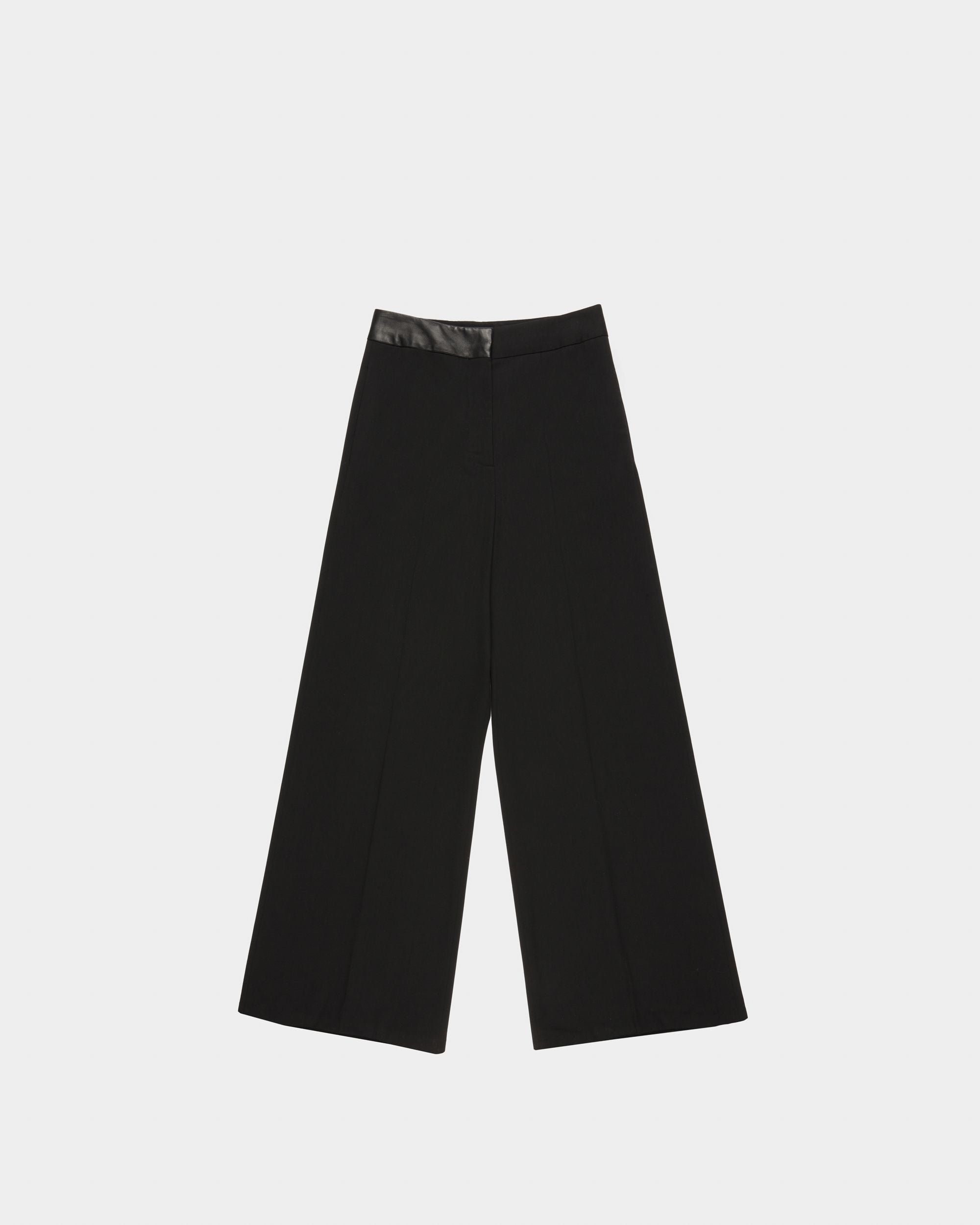 Bally Global - Wool Mix Trousers In Black - Black