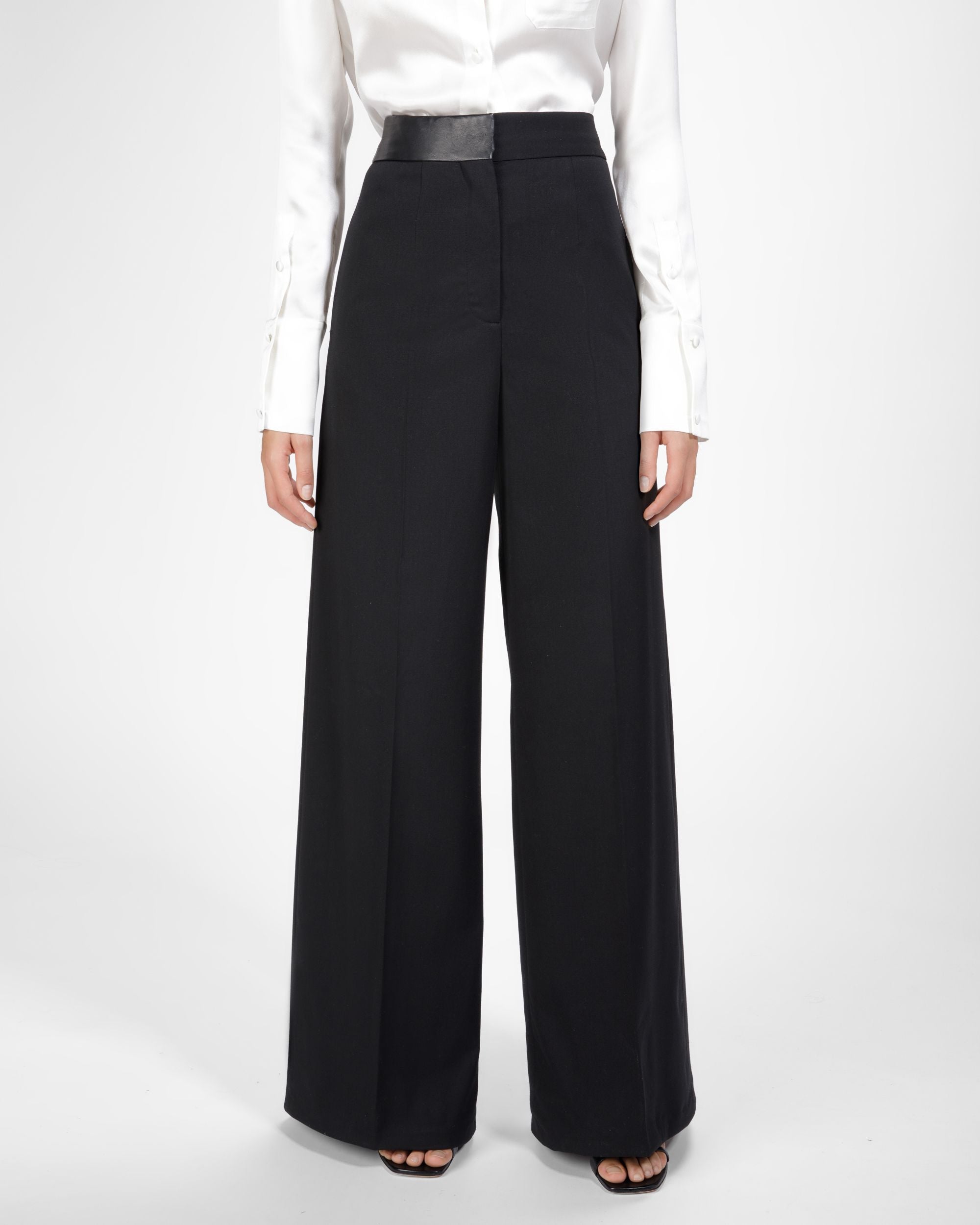 Bally Global - Wool Mix Trousers In Black - Black