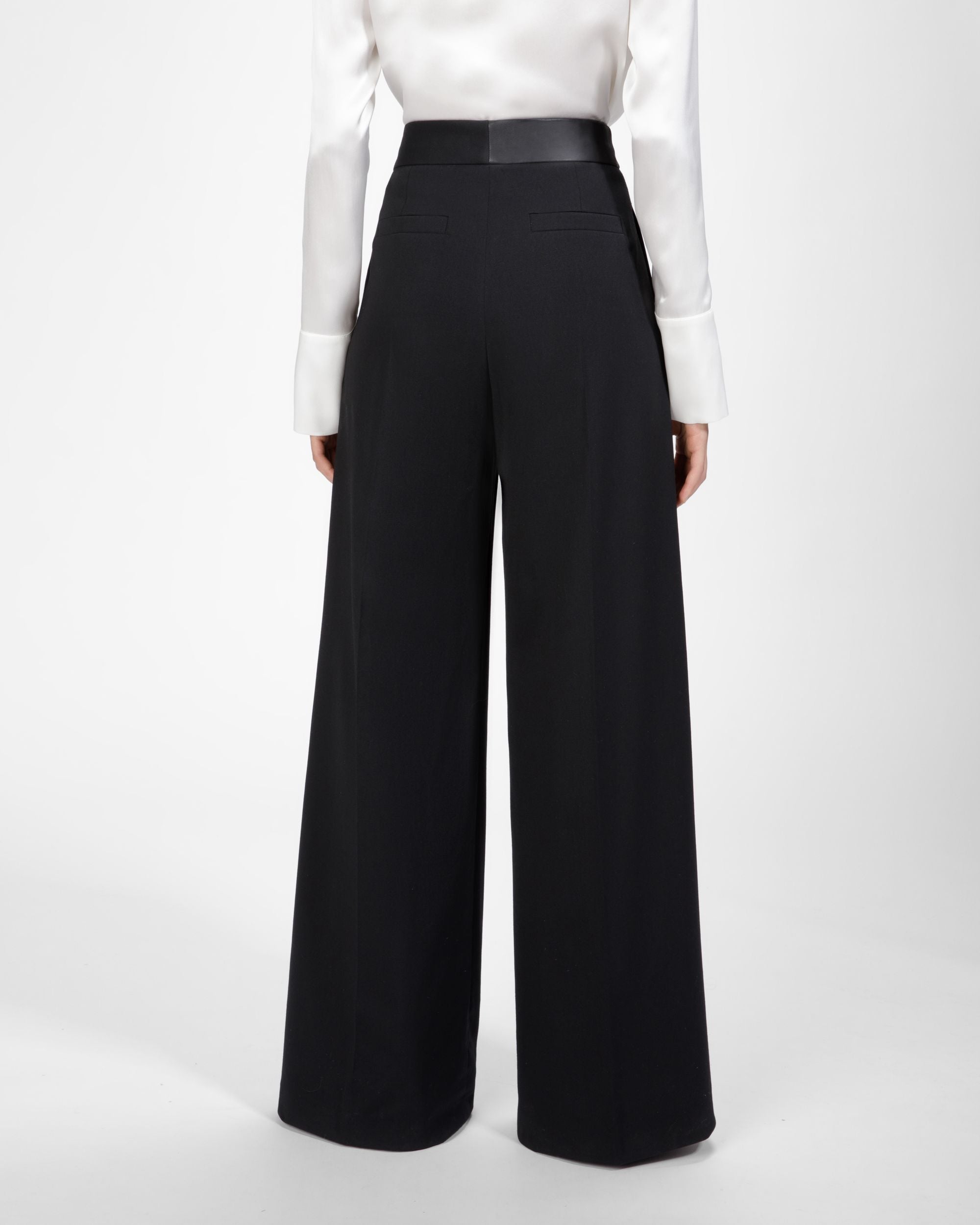 Bally Global - Wool Mix Trousers In Black - Black