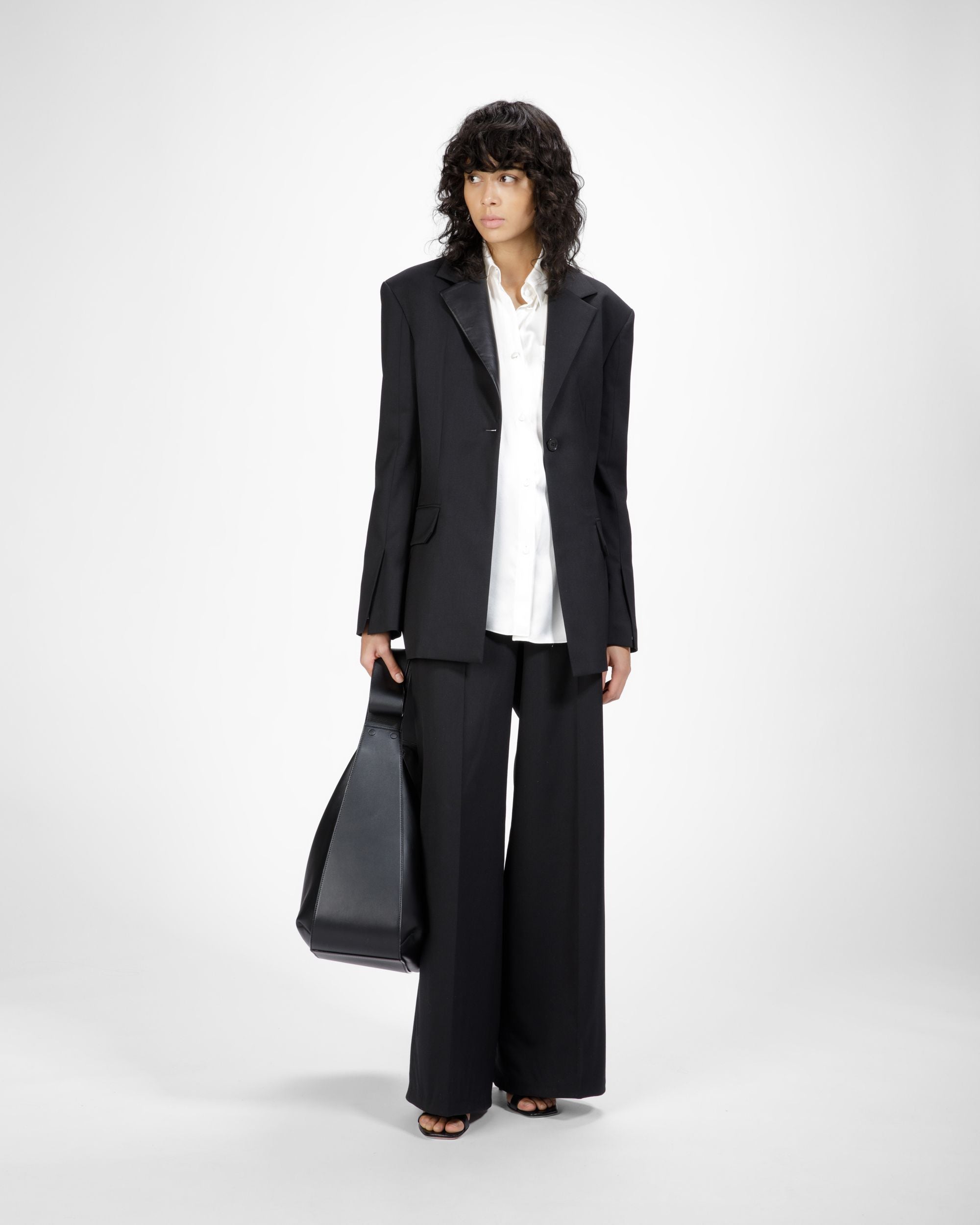 Bally Global - Wool Mix Trousers In Black - Black