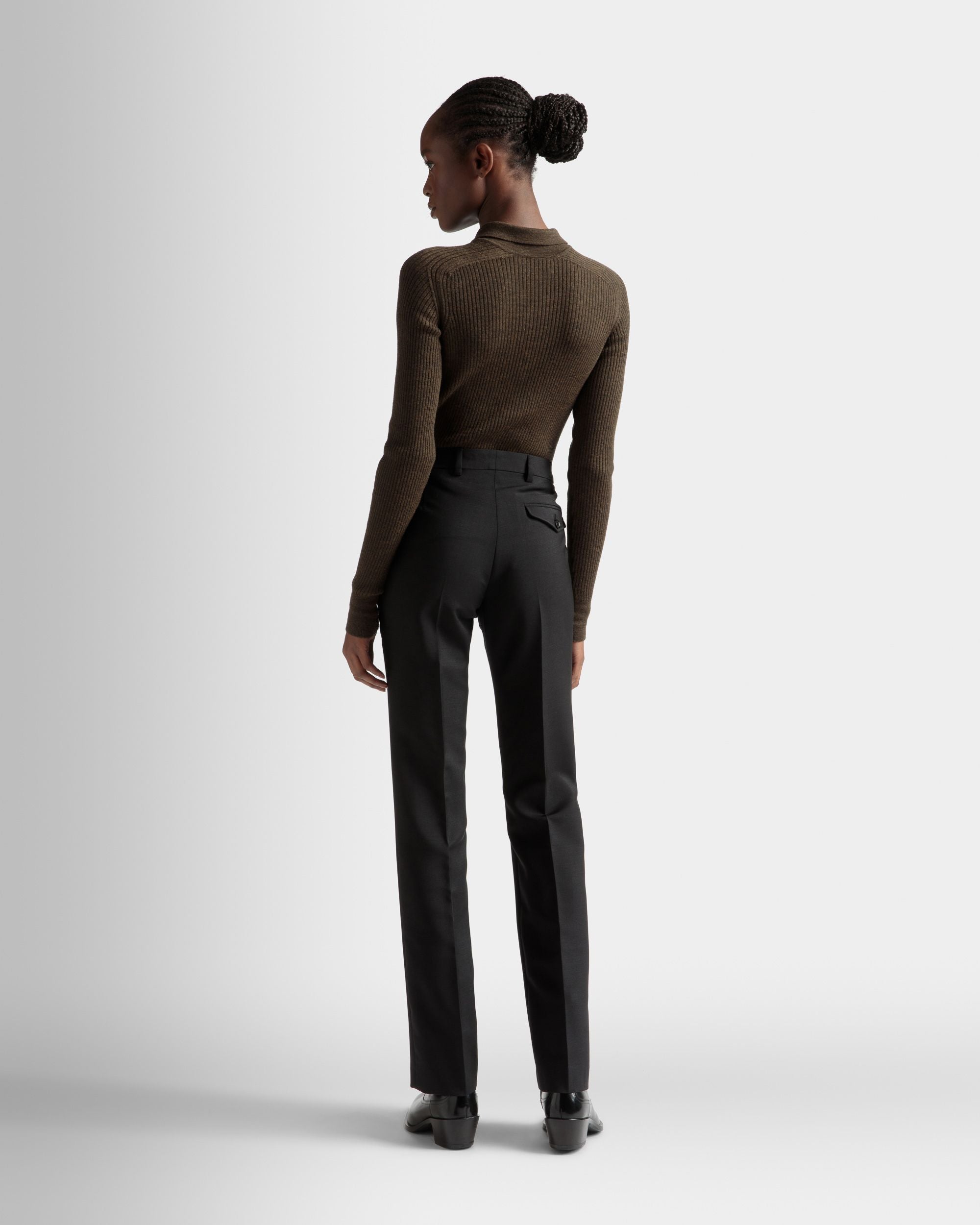 Bally Global - Pantalones De Traje De Pernera Recta - Negro