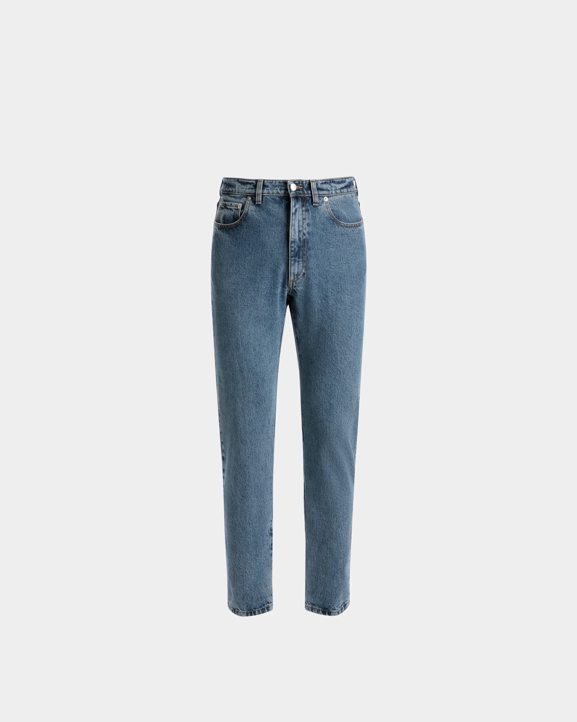 Bally Global - Pantalón De Denim En Azul Claro - Azul
