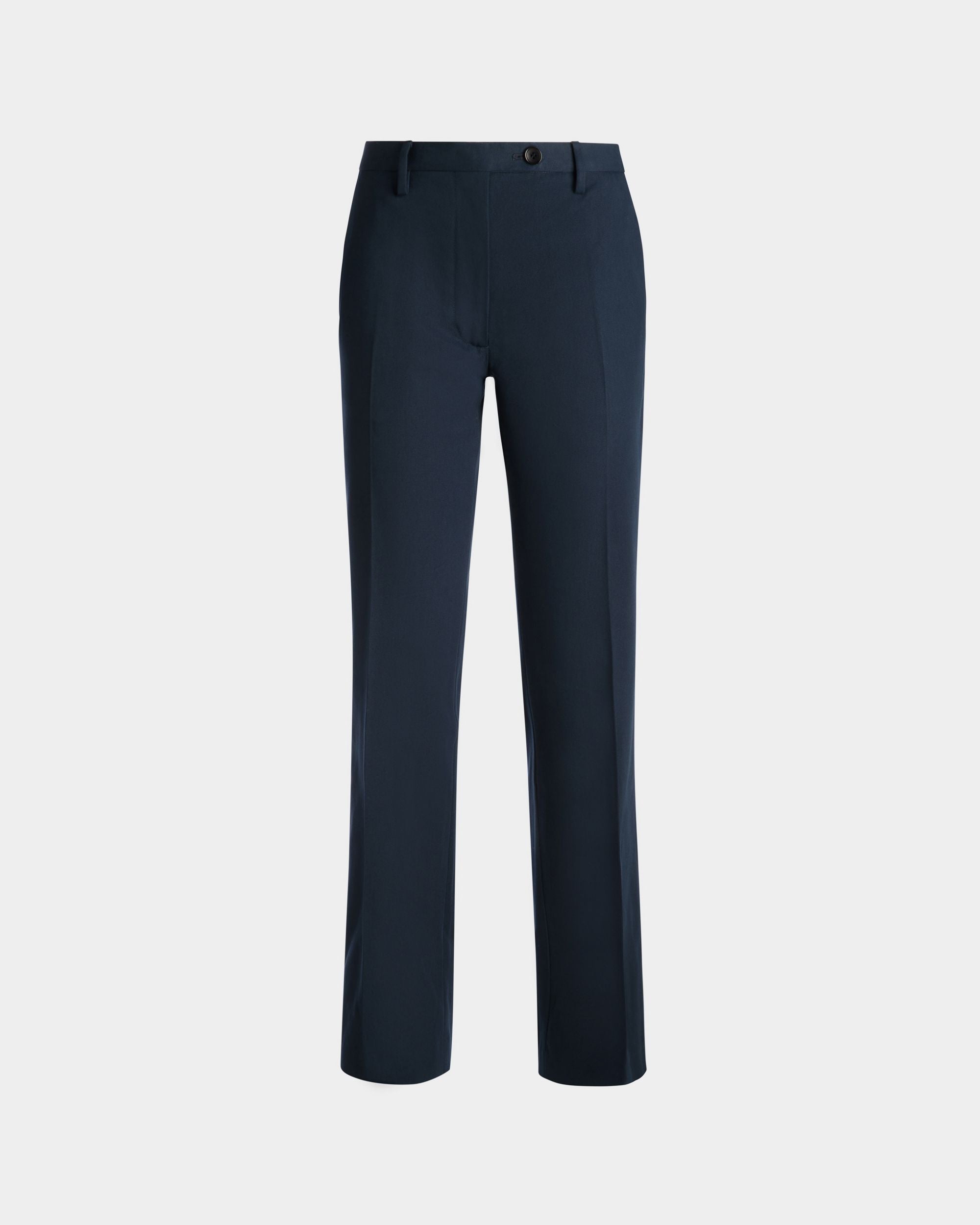 Bally Global - Pants in Blue Cotton - Blue