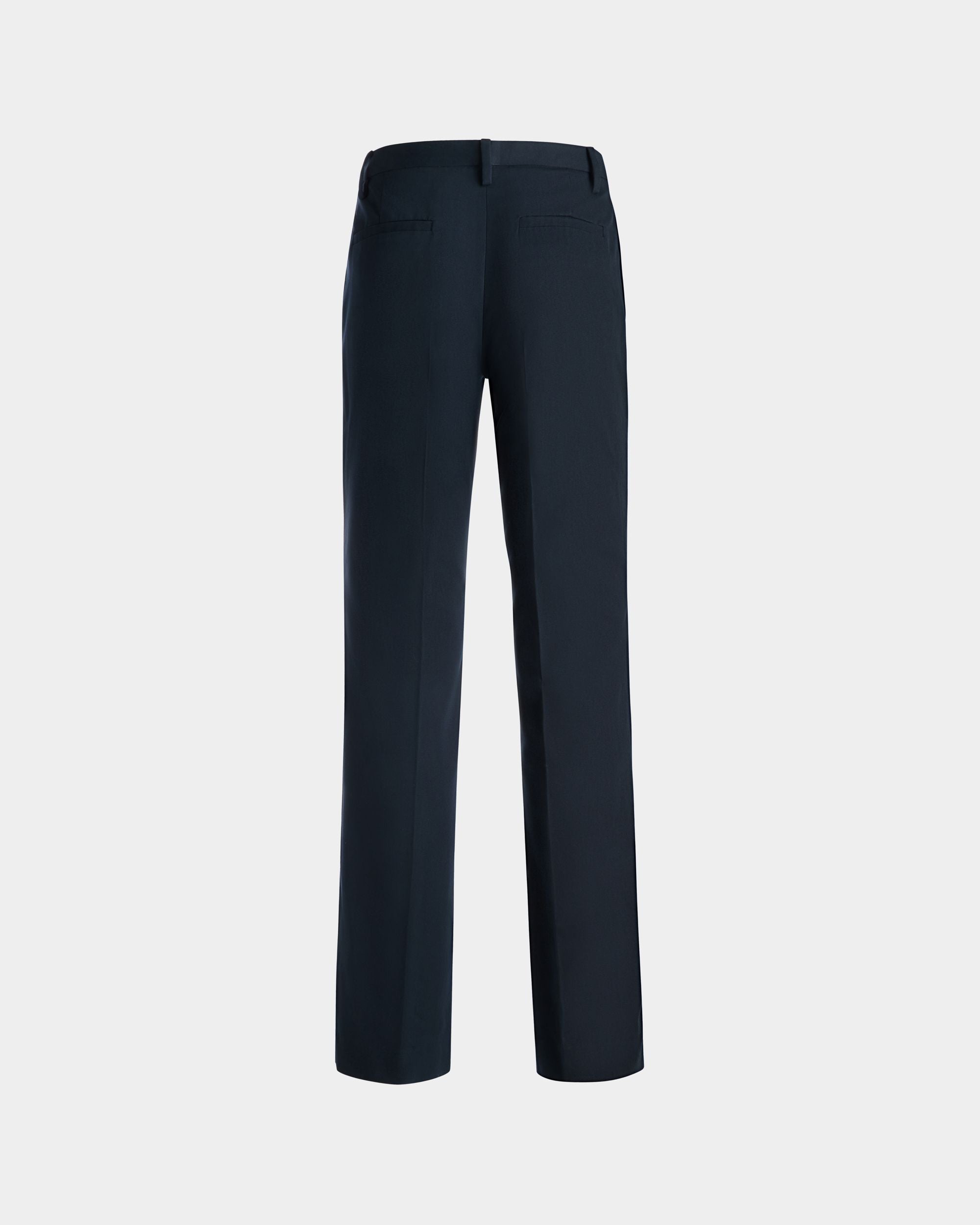 Bally Global - Pants in Blue Cotton - Blue