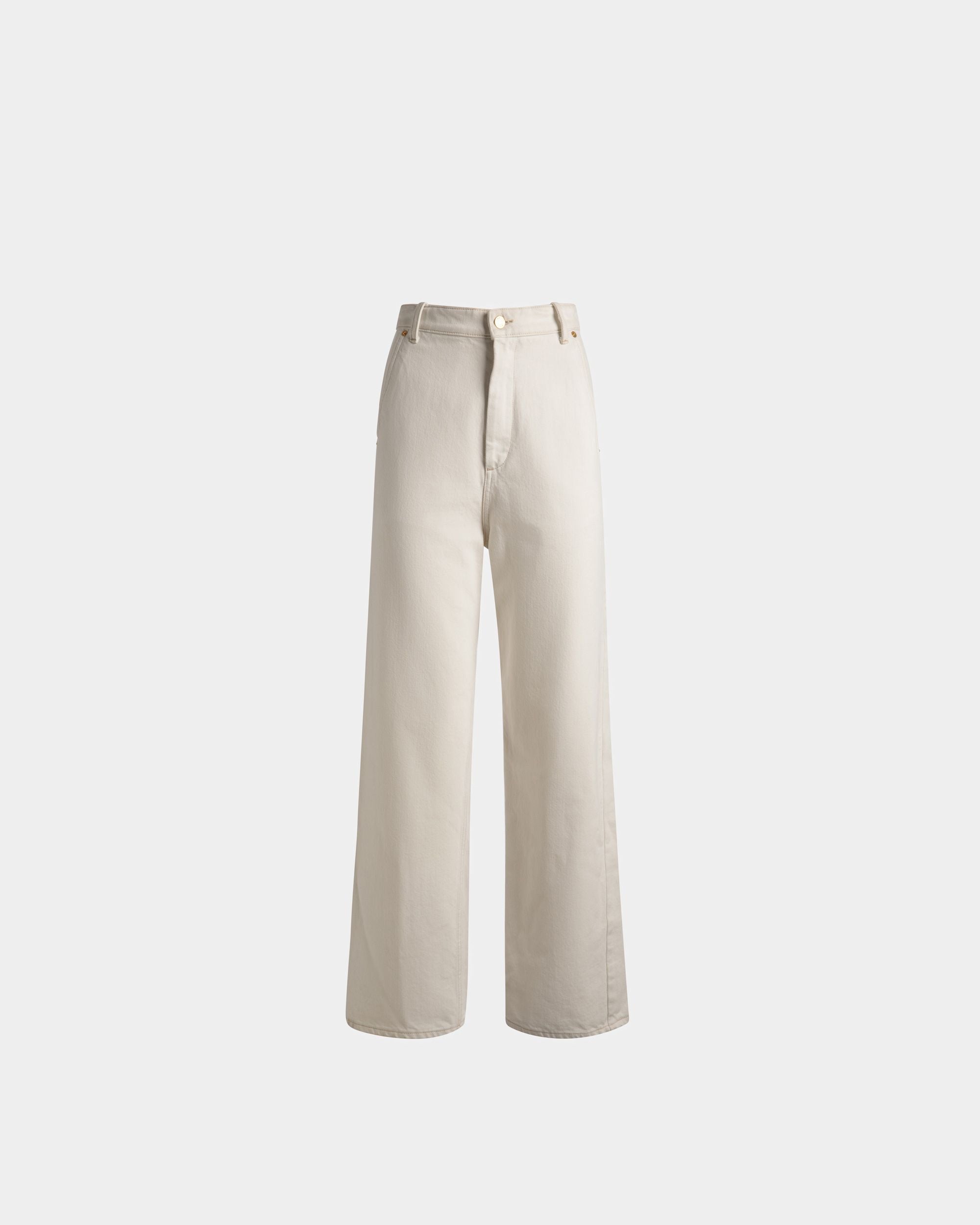 Bally Global - Vaqueros Desteñidos De Denim Color Hueso - Blanco