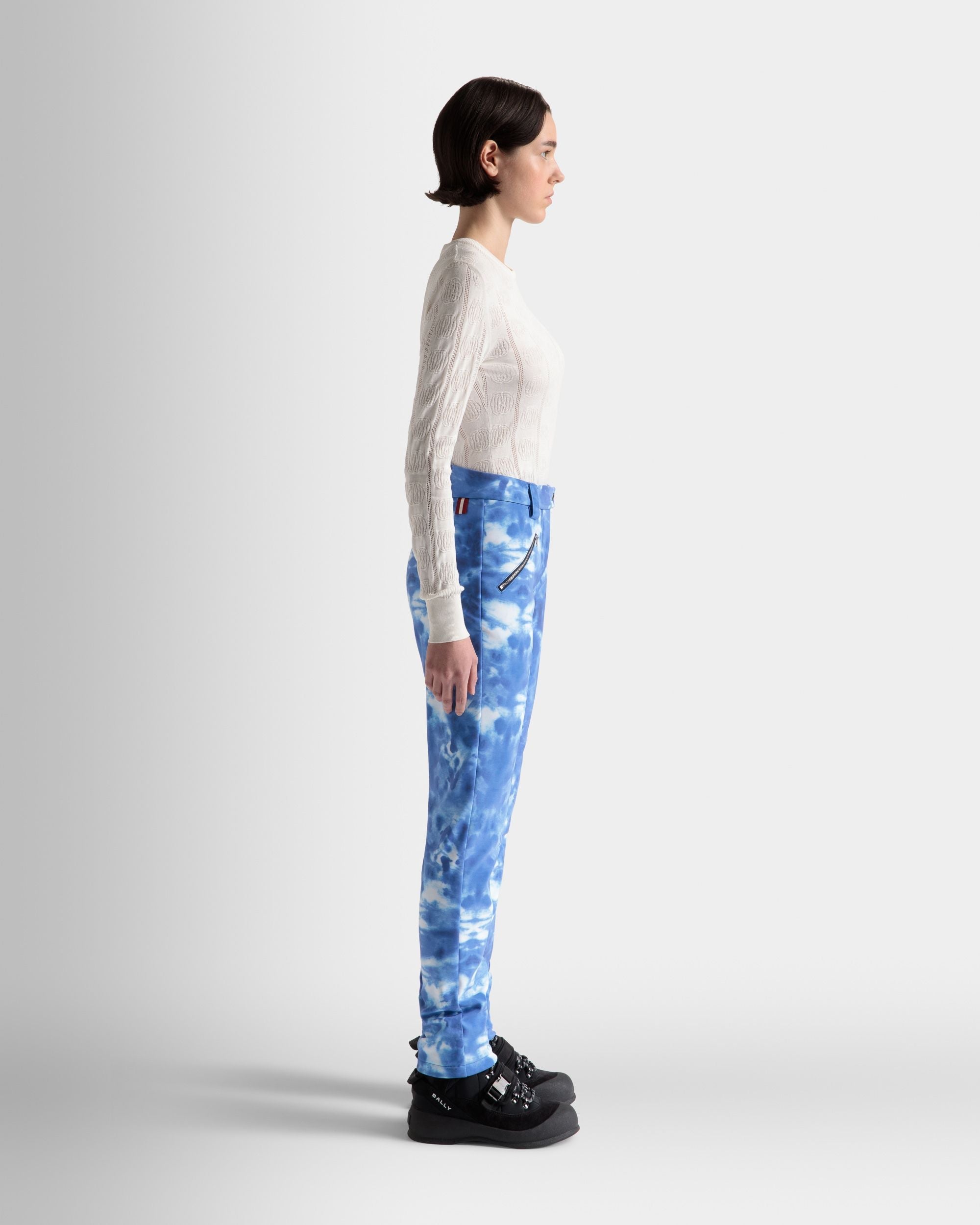 Bally Global - Stretch Pants In Blue - Blue