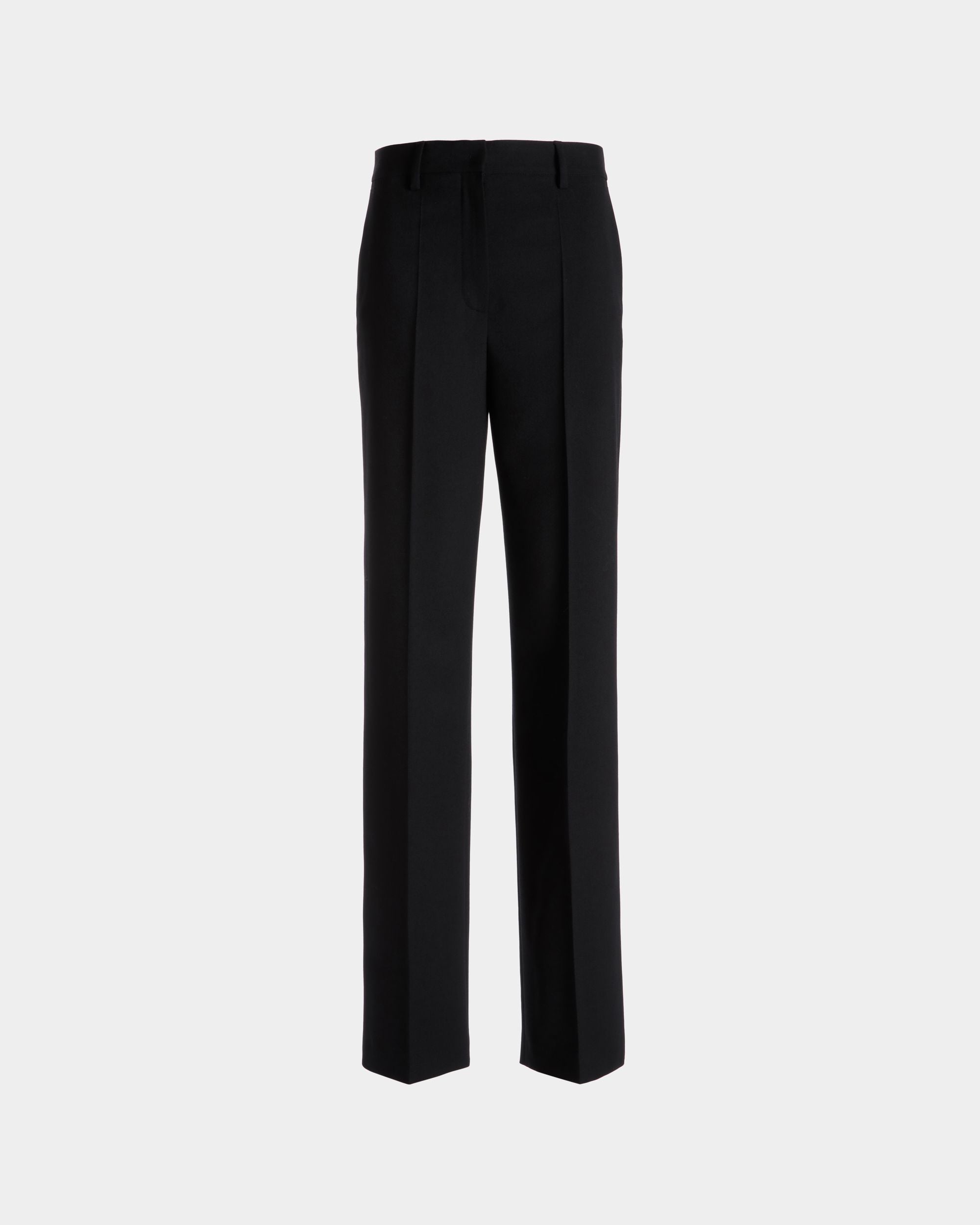 Bally Global - Straight-Leg Pants In Black Wool Blend - Noir