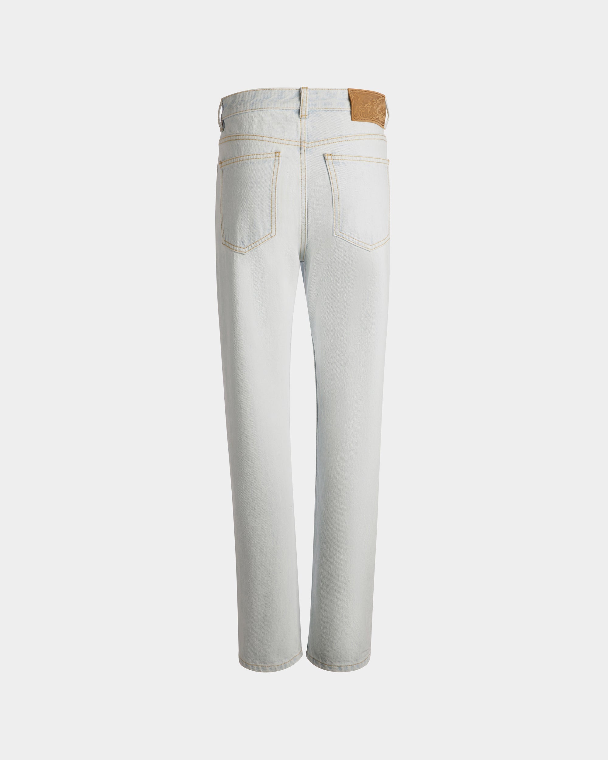 Bally Global - Denim Pants in Light Blue Cotton - Blue