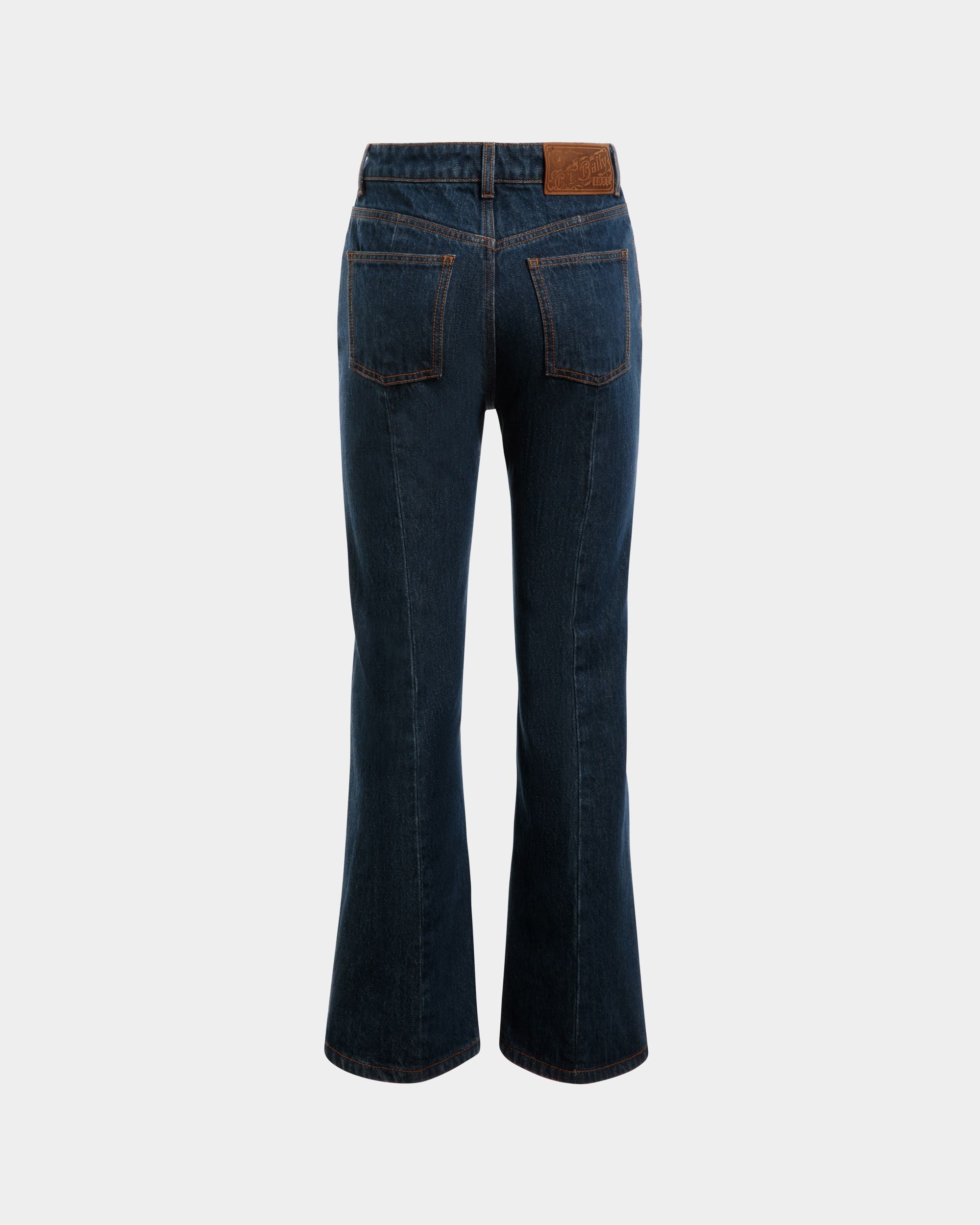 Bally Global - Denim Pants in Navy Blue Cotton - Blue