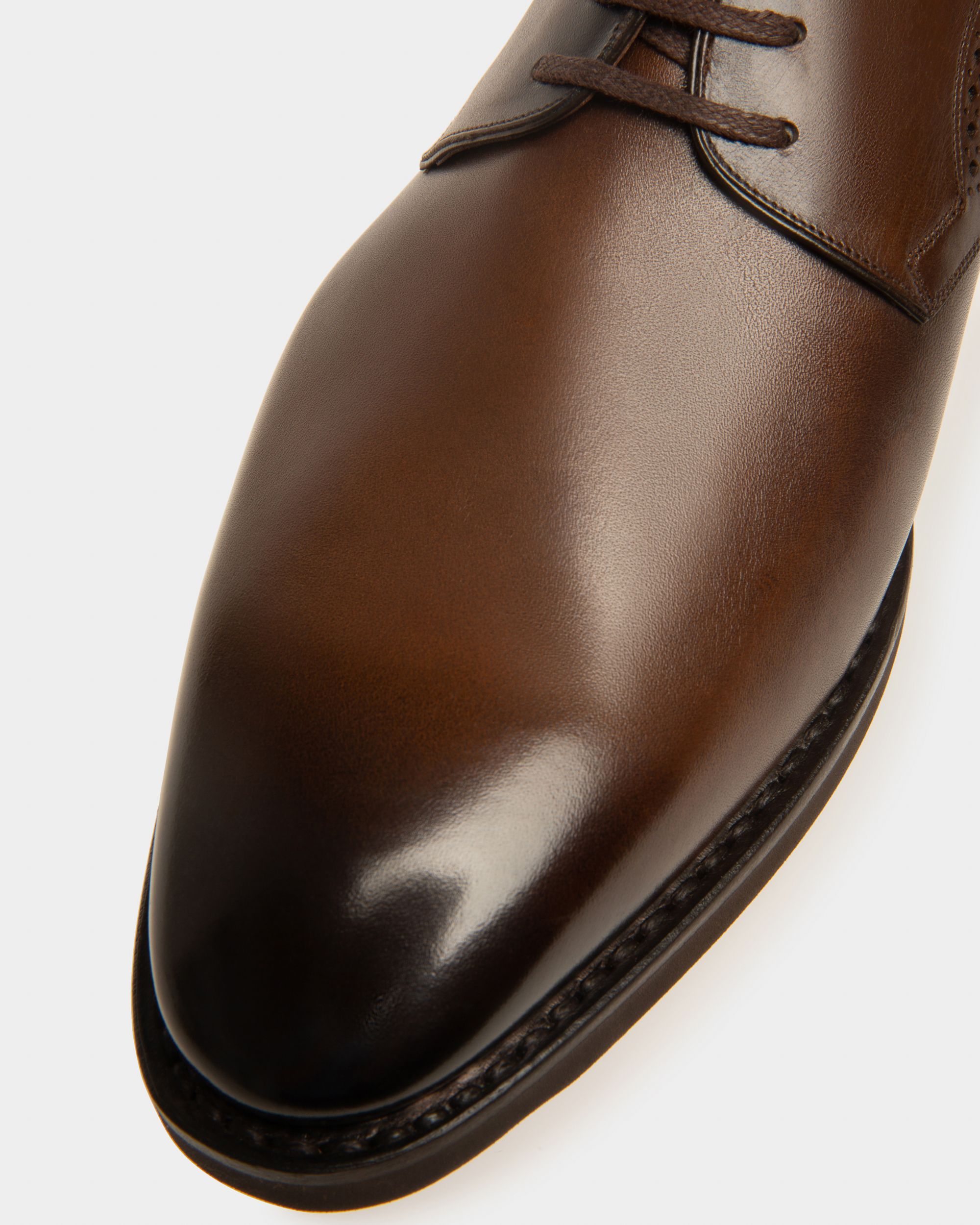 Bally Global - Scribe Novo Derby Shoes In Brown Leather - Brown