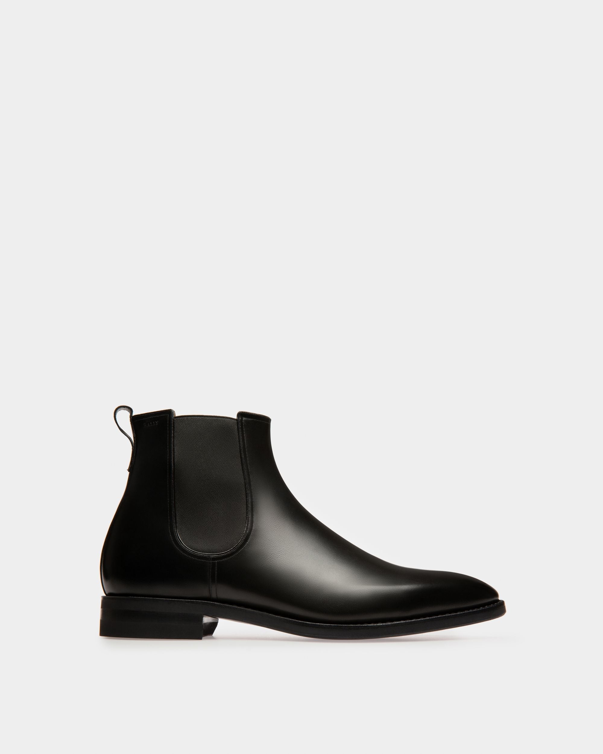 Bally Global - Scavone Men's Leather Boot In Black - Negro