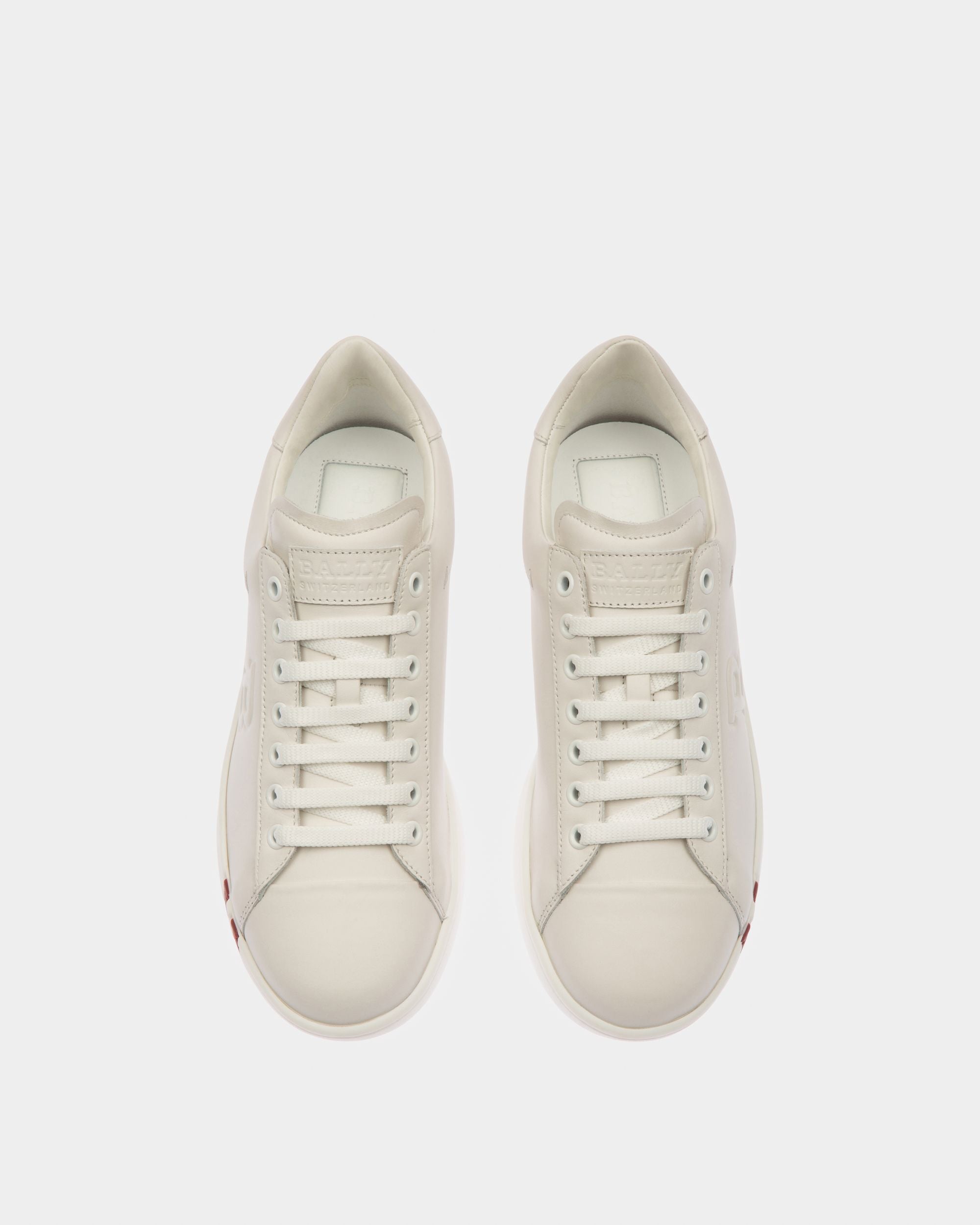 Bally Global - Wivian Leather Sneakers In White - White