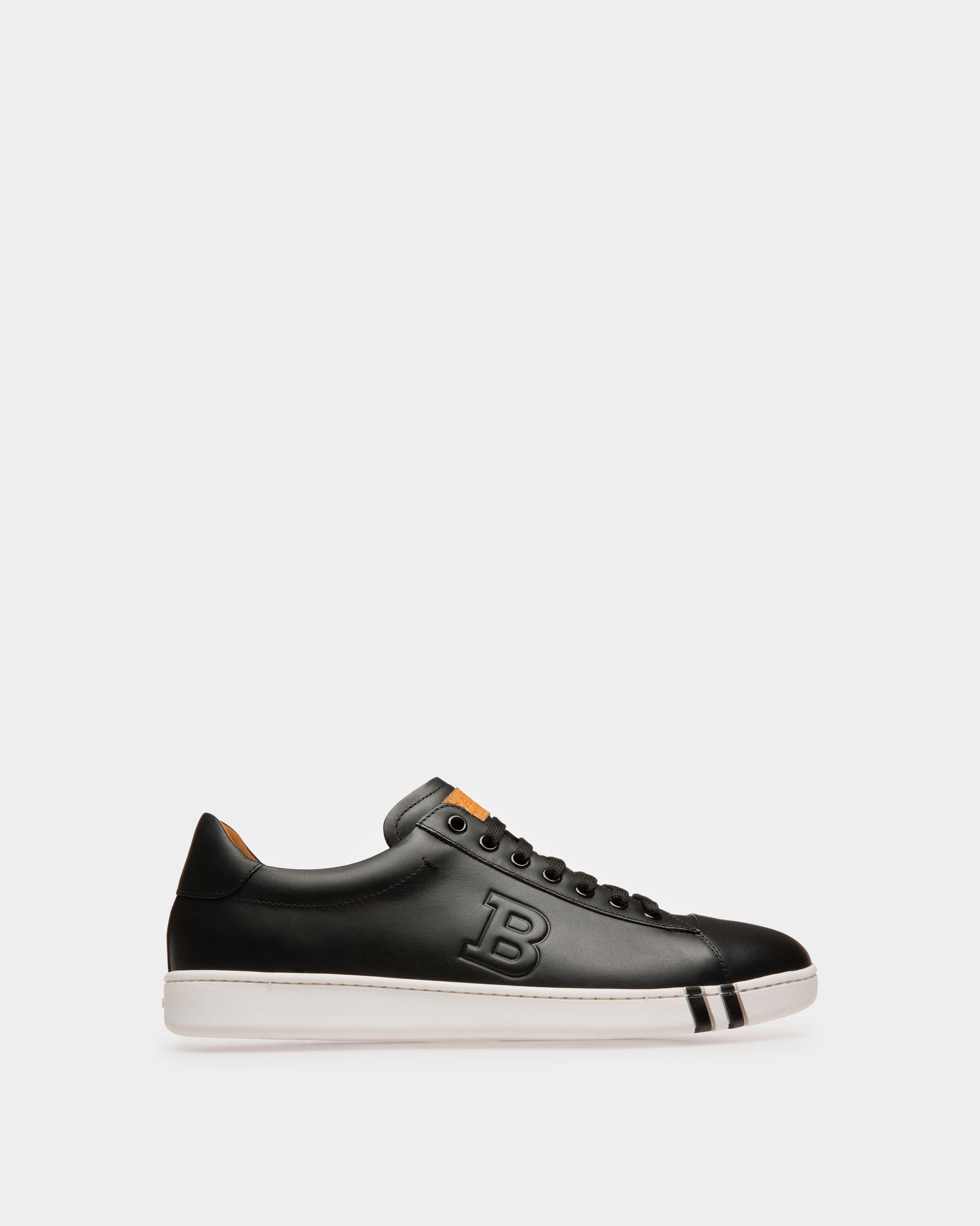Bally Global - Asher Men's Leather Trainer In Black - Black