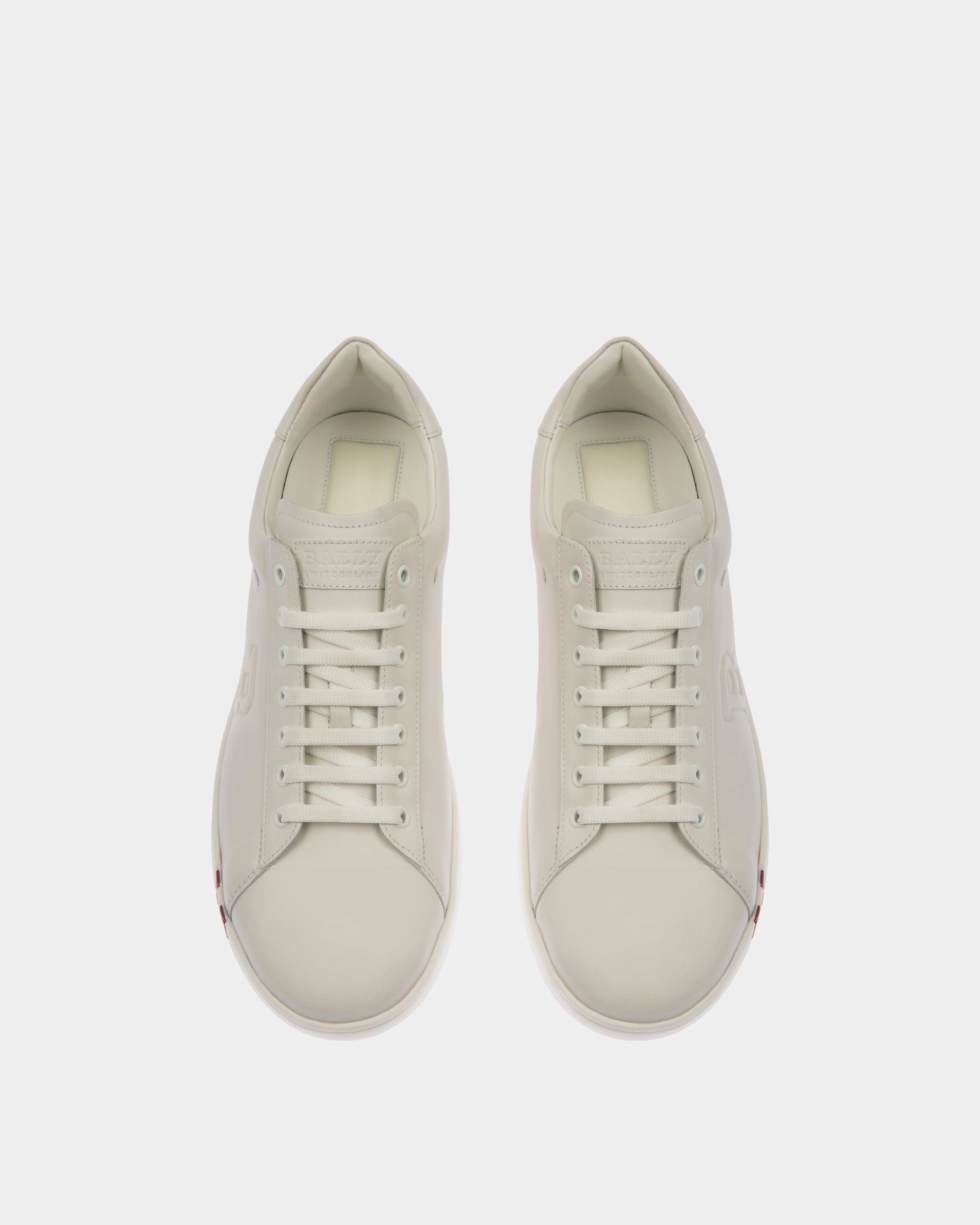 Bally Global - Asher Sneakers En Cuir Blanc - Blanc